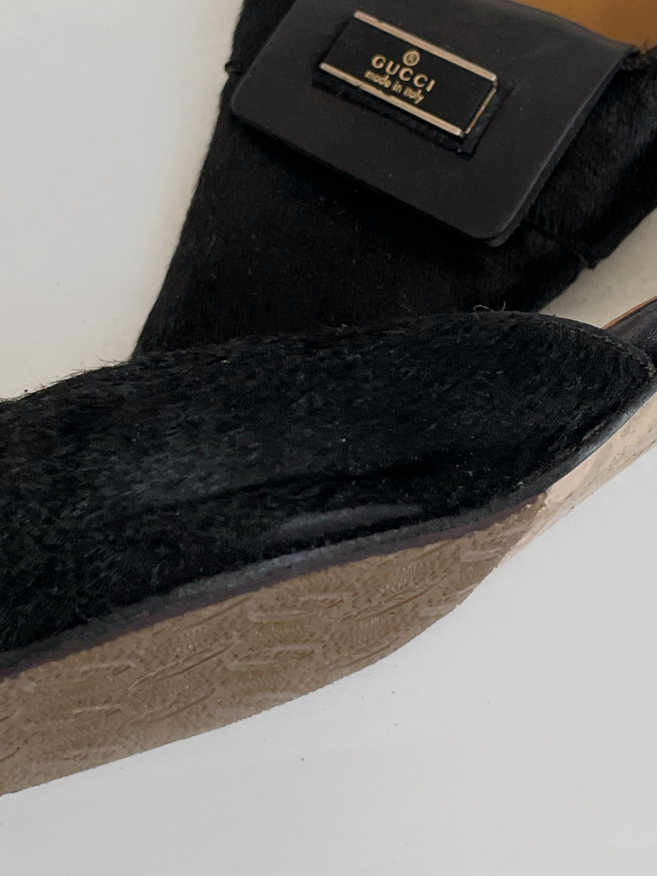 Gucci Archive Gucci Tom Ford pony hair mules Size US 9 / IT 39 - 15 Thumbnail