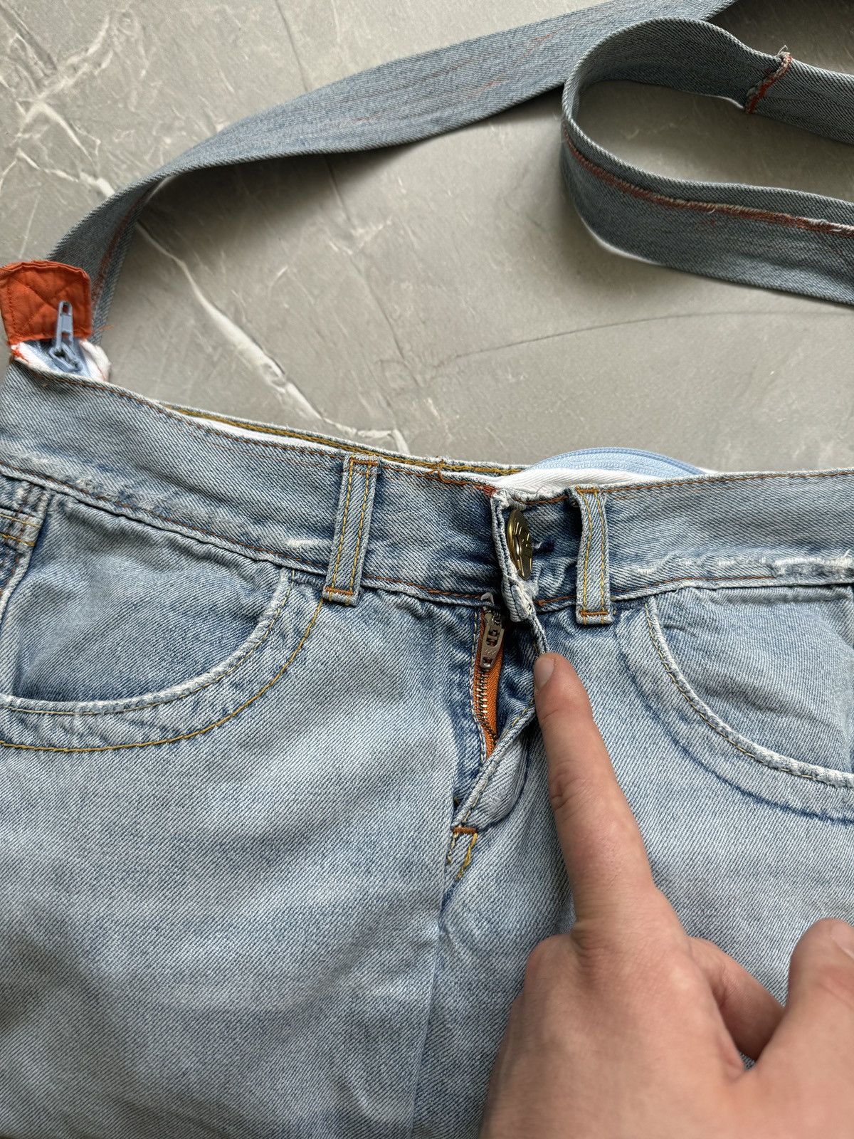 Miss Sixty Vintage y2k Miss Sixty Denim Shoulder Bag Upcycple Rework Size ONE SIZE - 10 Thumbnail