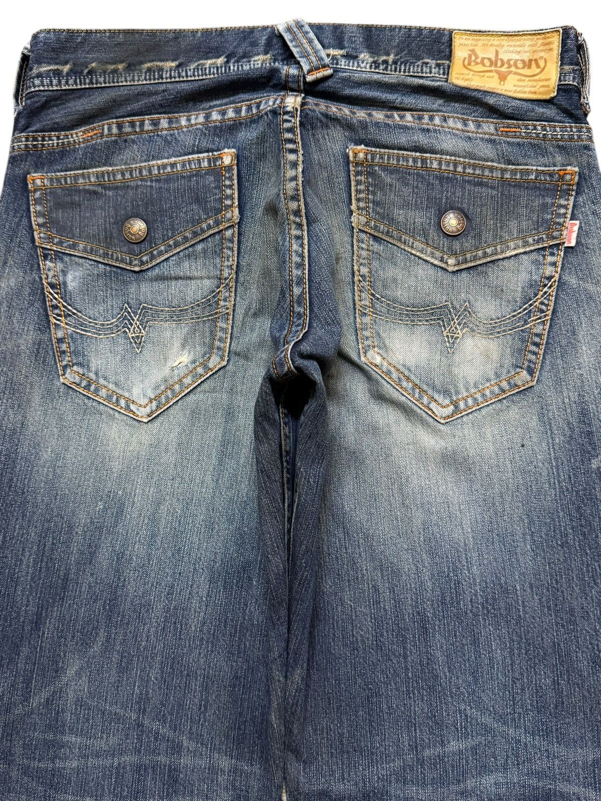Hysteric Glamour Vintage 90s Japanese Brand Mud Dirty Wash Wide Leg Bootcut Size US 32 / EU 48 - 5 Thumbnail