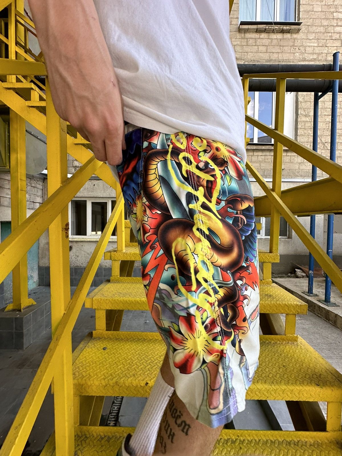 Ed Hardy Vintage Ed Hardy Shorts Size US 32 / EU 48 - 2 Thumbnail