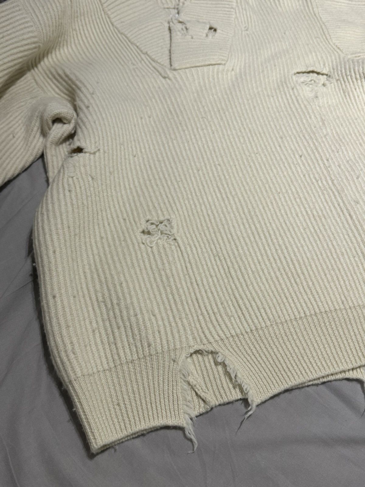 Hed Mayner Oversized Deconstructed Knit Jumper Sweater Size US S / EU 44-46 / 1 - 4 Thumbnail