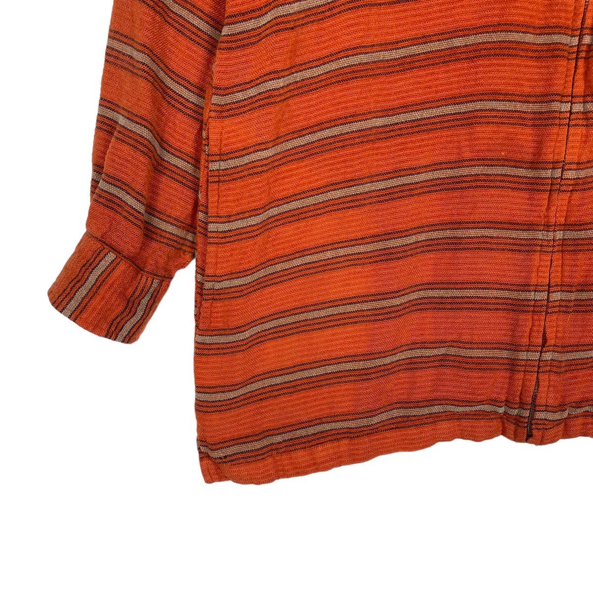 Japanese Brand Mosh Boarding Small Logo Stripe Design Zipper Sweater Size US L / EU 52-54 / 3 - 6 Thumbnail