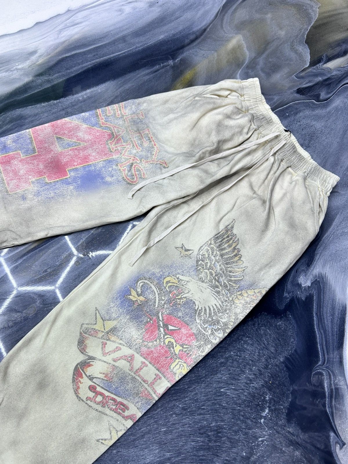 Vale Vale Nostalgia Sweatpants Cream Size S Size US 30 / EU 46 - 4 Thumbnail