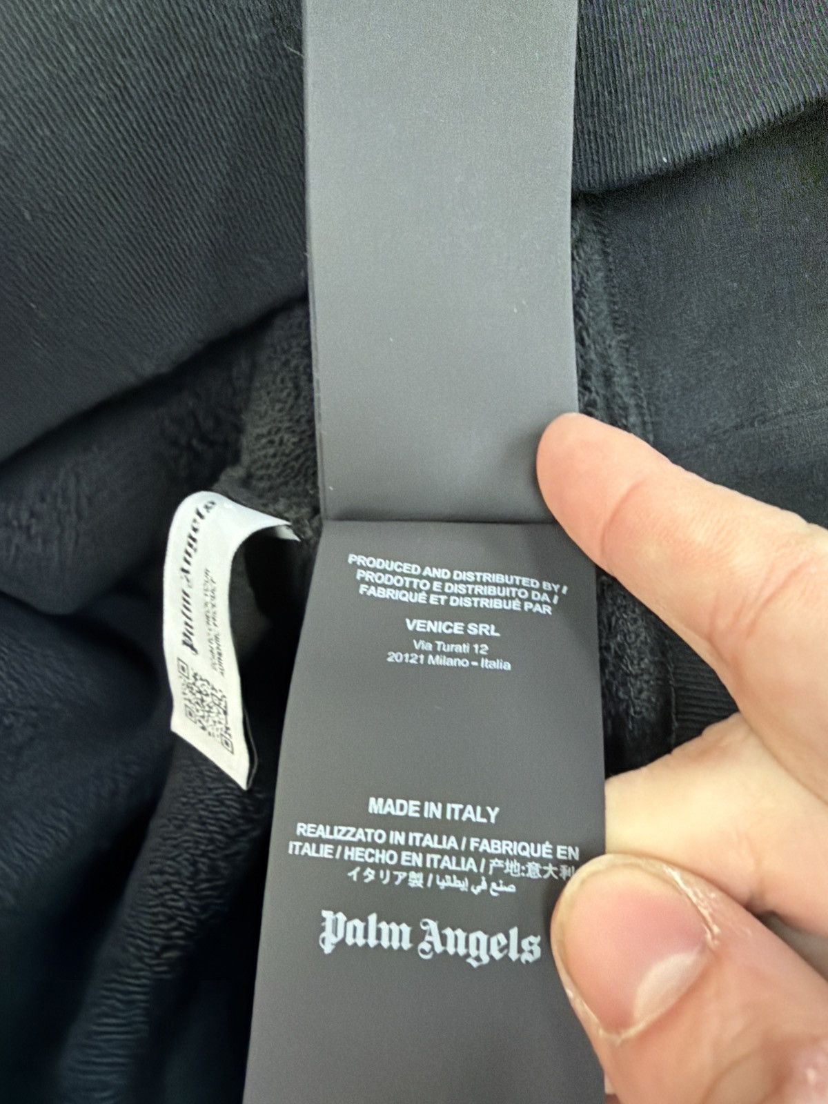 Palm Angels Palm angels script logo hoodie black Size US L / EU 52-54 / 3 - 3 Thumbnail