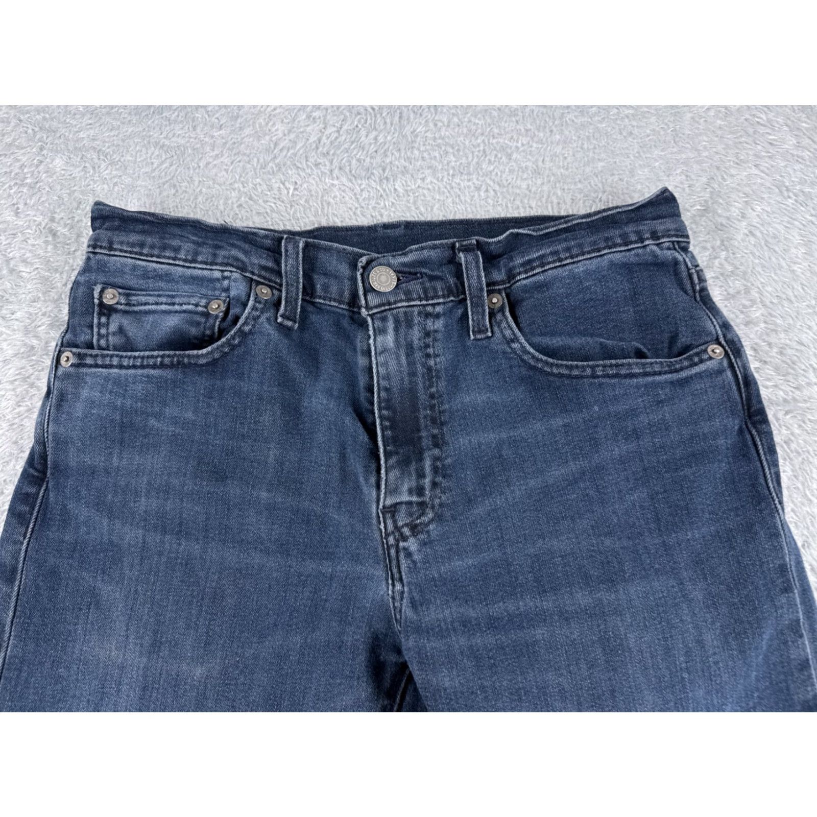 Levi's Levi's Jeans 512 Denim 30x27 Regular Blue Cotton Men's Vintage No 5-Pocket Distressed Stretch Dark Denim Jeans Size US 30 / EU 46 - 4 Thumbnail