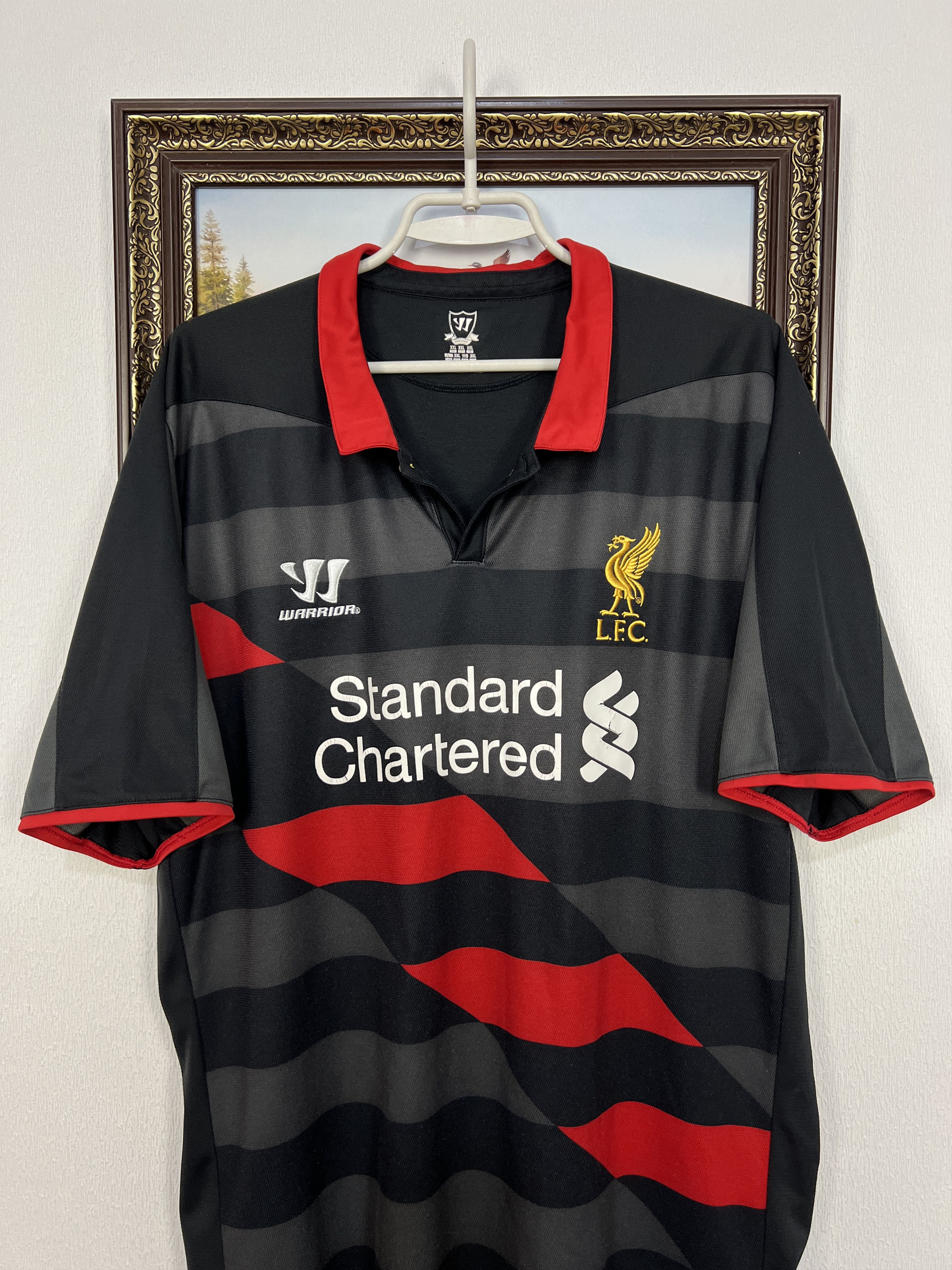 Warrior Liverpool Third football shirt 2014 Soccer Jersey Mens Size US XXL / EU 58 / 5 - 2 Thumbnail