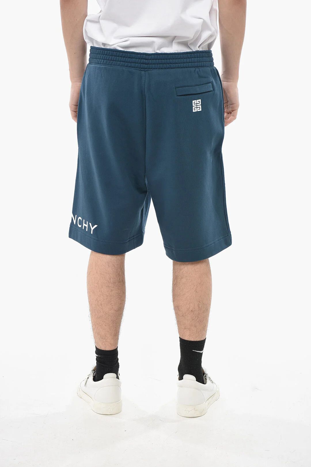 Givenchy og1mm0326 Brushed-Jersey Short in Blue Size US 36 / EU 52 - 2 Thumbnail