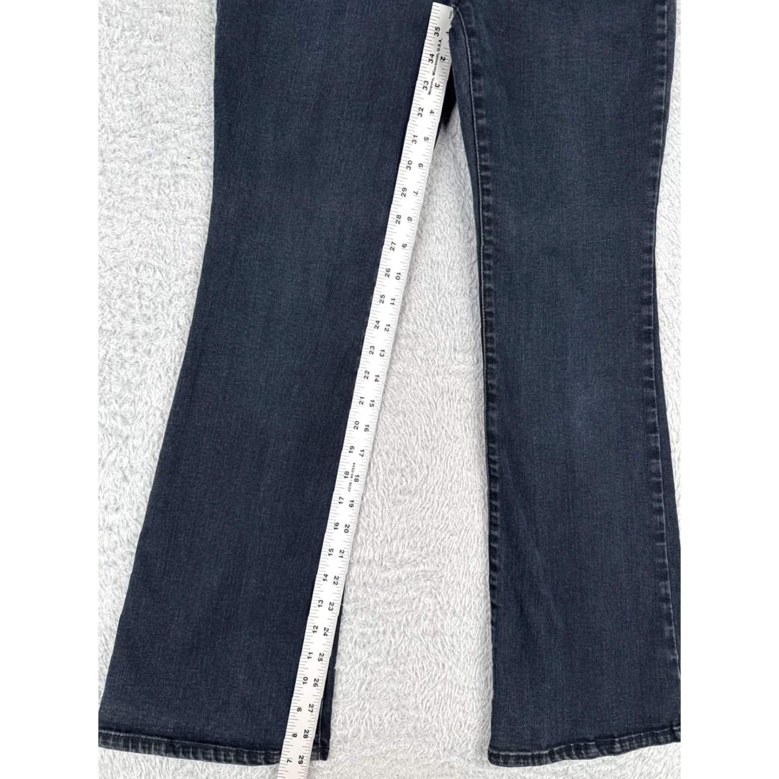 Vintage Chicos Jeans Women Bootcut Denim 29x29 Blue Cotton Blend Low Rise 00 Regular 5-Pocket Logo Embroidered Size 24" / US 00 / IT 34 - 7 Thumbnail