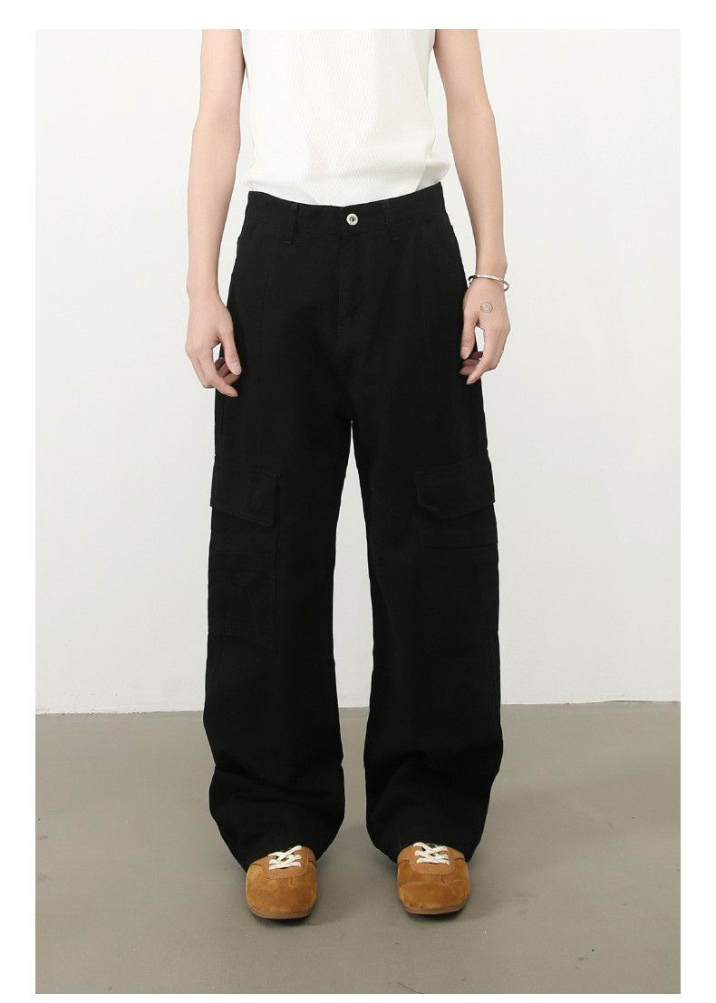 Japanese Brand × Jean American street black loose pocket casual workwear trousers Size US 34 / EU 50 - 1 Thumbnail