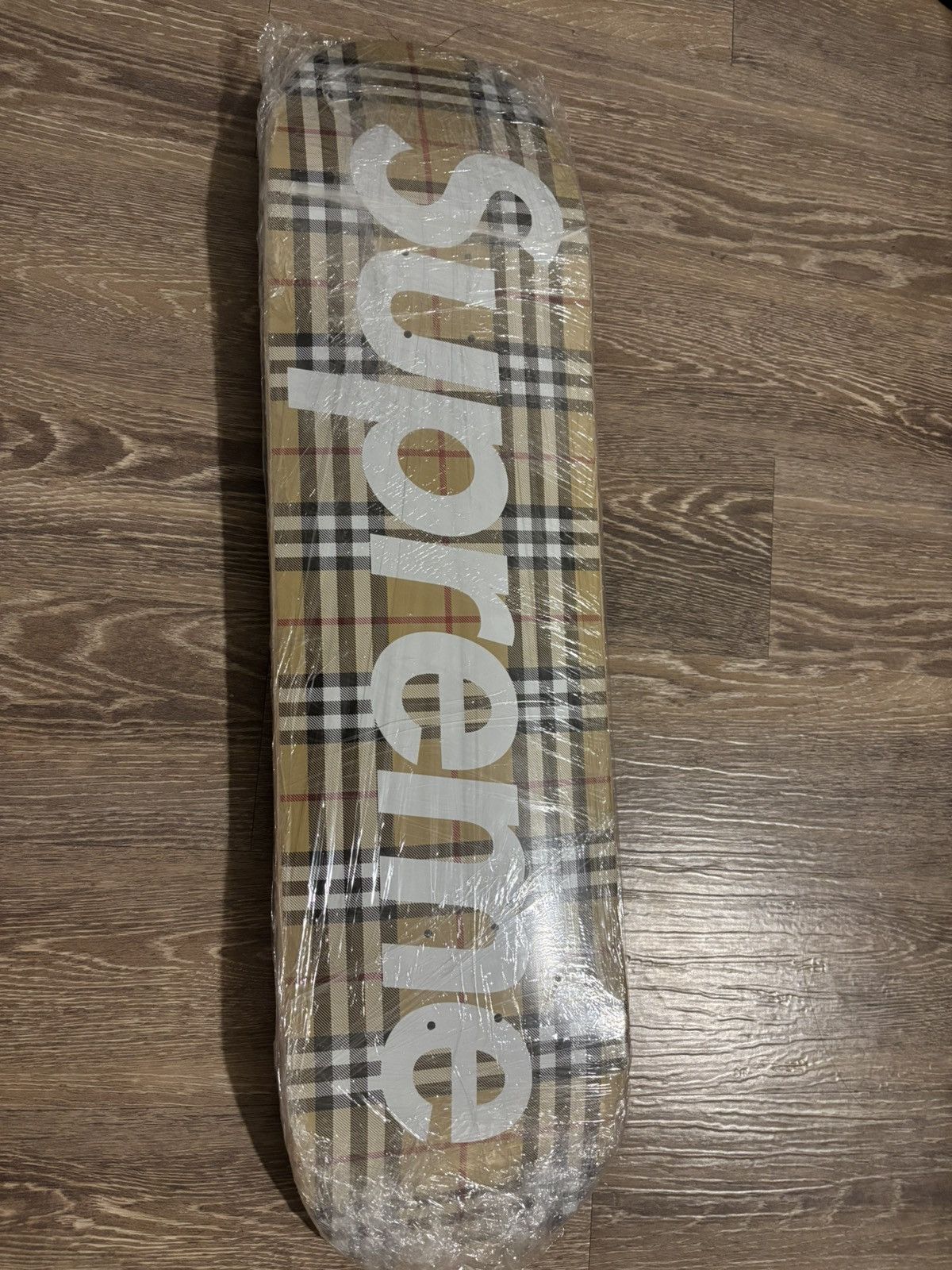 Burberry × Supreme Supreme x Burberry Skateboard [Beige] Size ONE SIZE - 7 Thumbnail