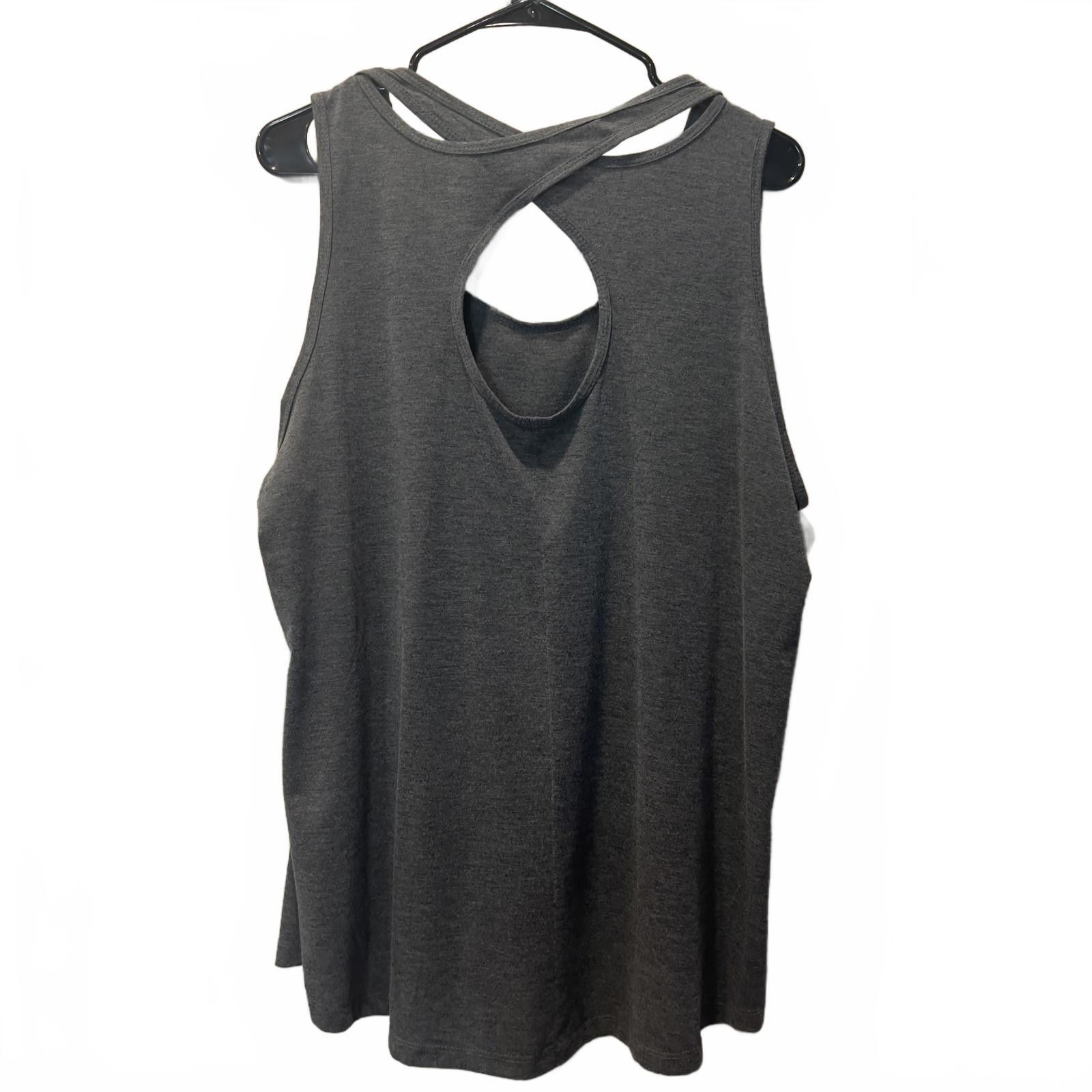 Other BCG Plus Women's Activewear Tank Top, Size 2X, Gray Size ONE SIZE - 1 Thumbnail