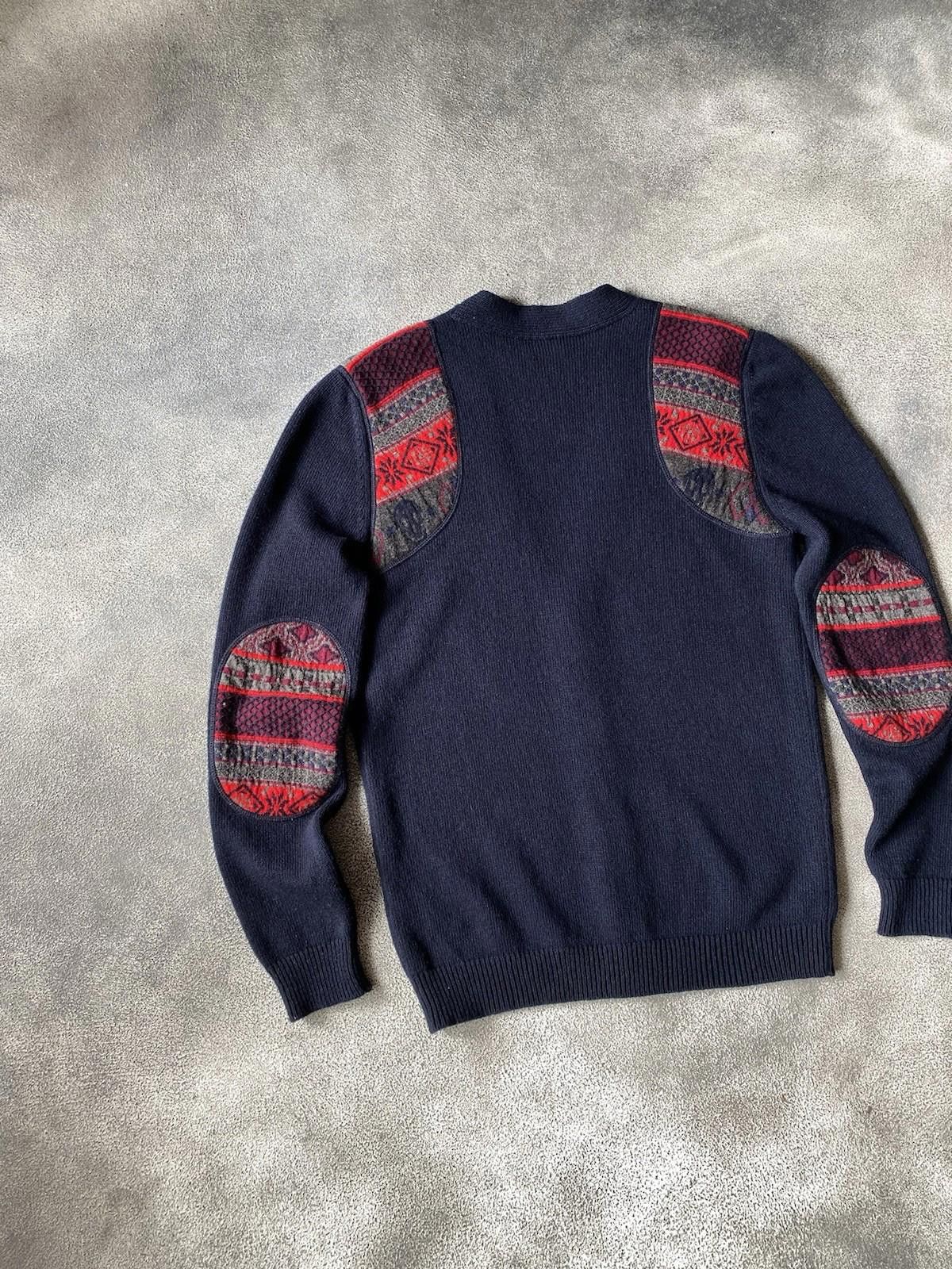 Alexander McQueen Alexander McQueen Cardigan Thick Wool "Winter Theme" Sweater Size US M / EU 48-50 / 2 - 7 Thumbnail