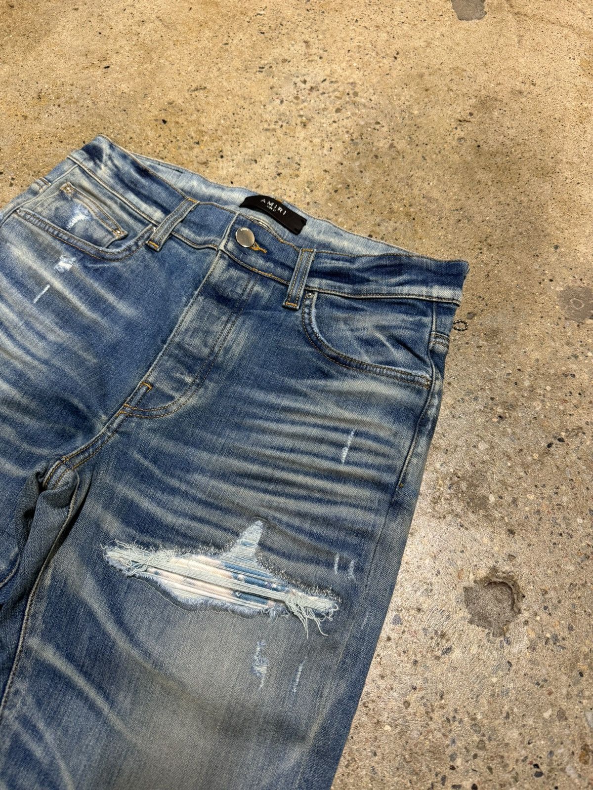 Amiri Boucle MX1 Aged Black Jeans NEW 1200$