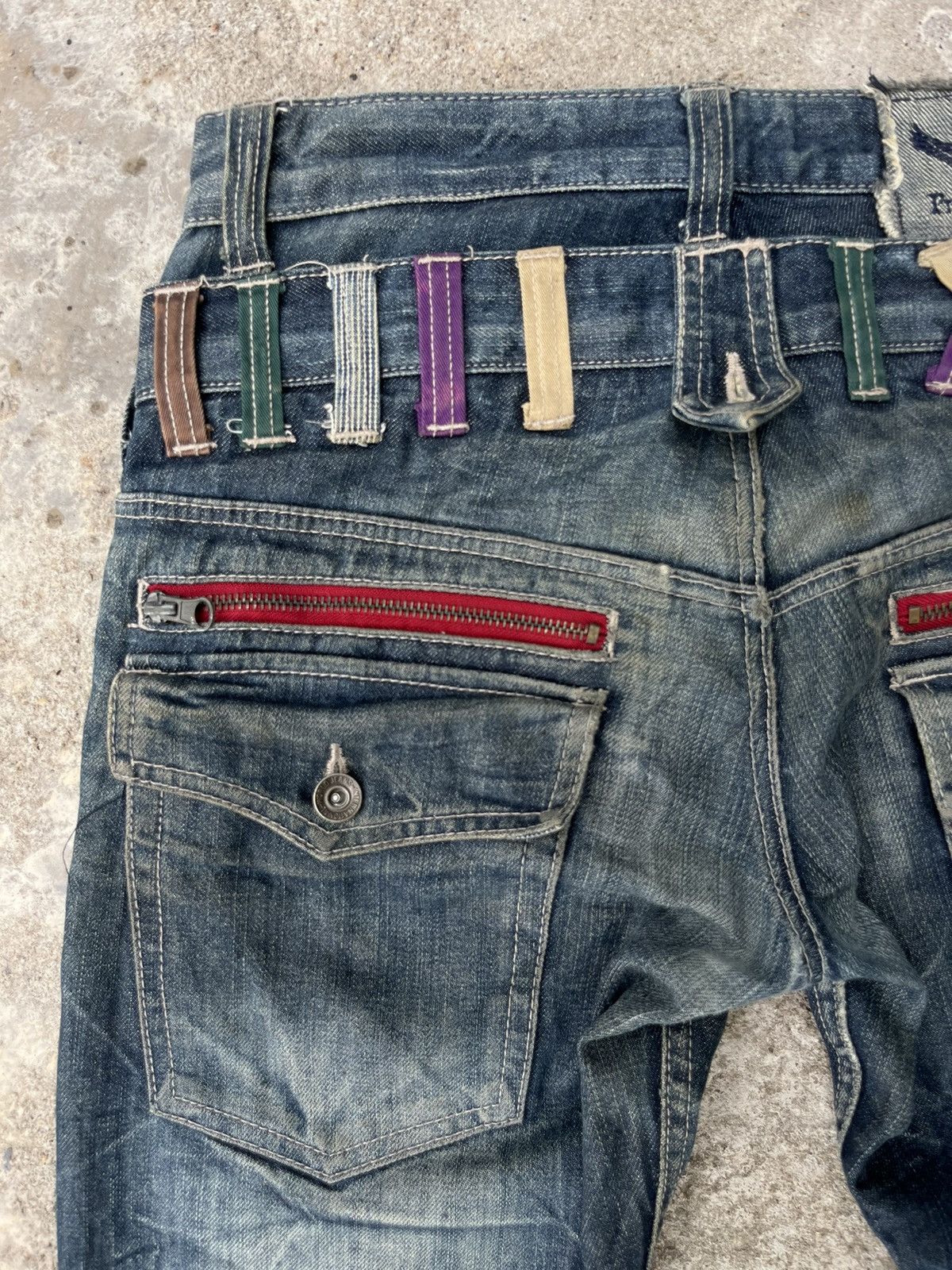 Japanese Brand Rare Antfui Jeans Double Waist Denim Size US 30 / EU 46 - 11 Thumbnail