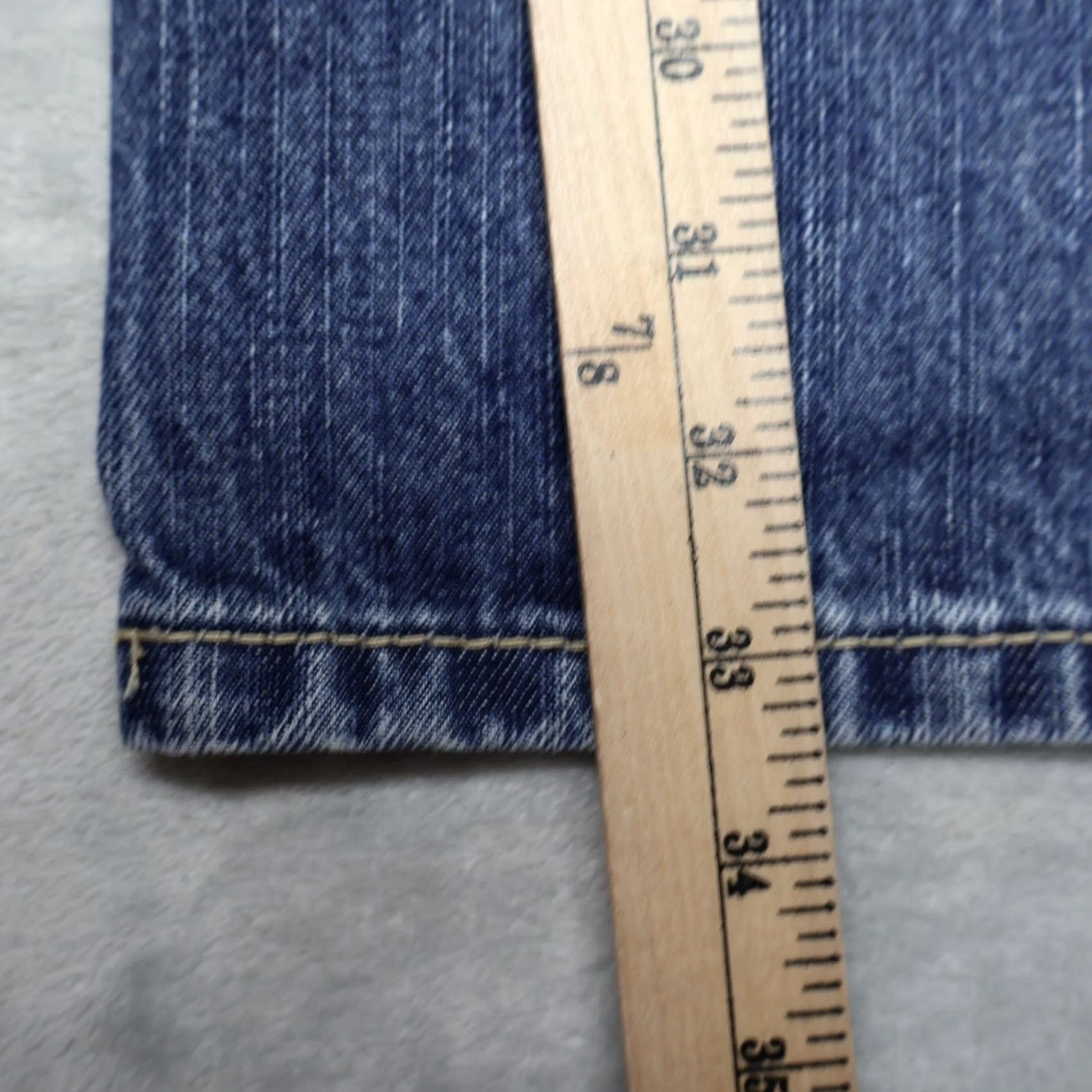 Ariat Ariat Jeans Mens 32x33 Blue Medium Wash Straight Leg Flame-Resistant 5-Pocket Denim M5 Regular Fit Mens Size US 32 / EU 48 - 5 Thumbnail