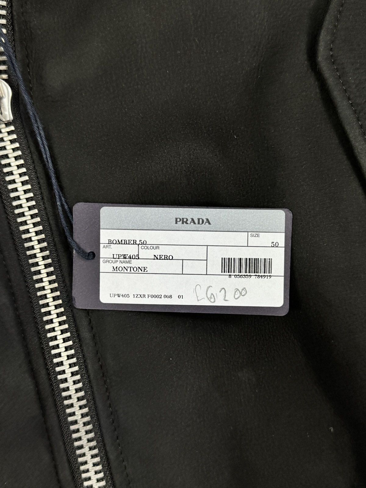 Prada SHERLING AND SUEDE 3D POCKET HOODED BOMBER JACKET Size US L / EU 52-54 / 3 - 10 Thumbnail