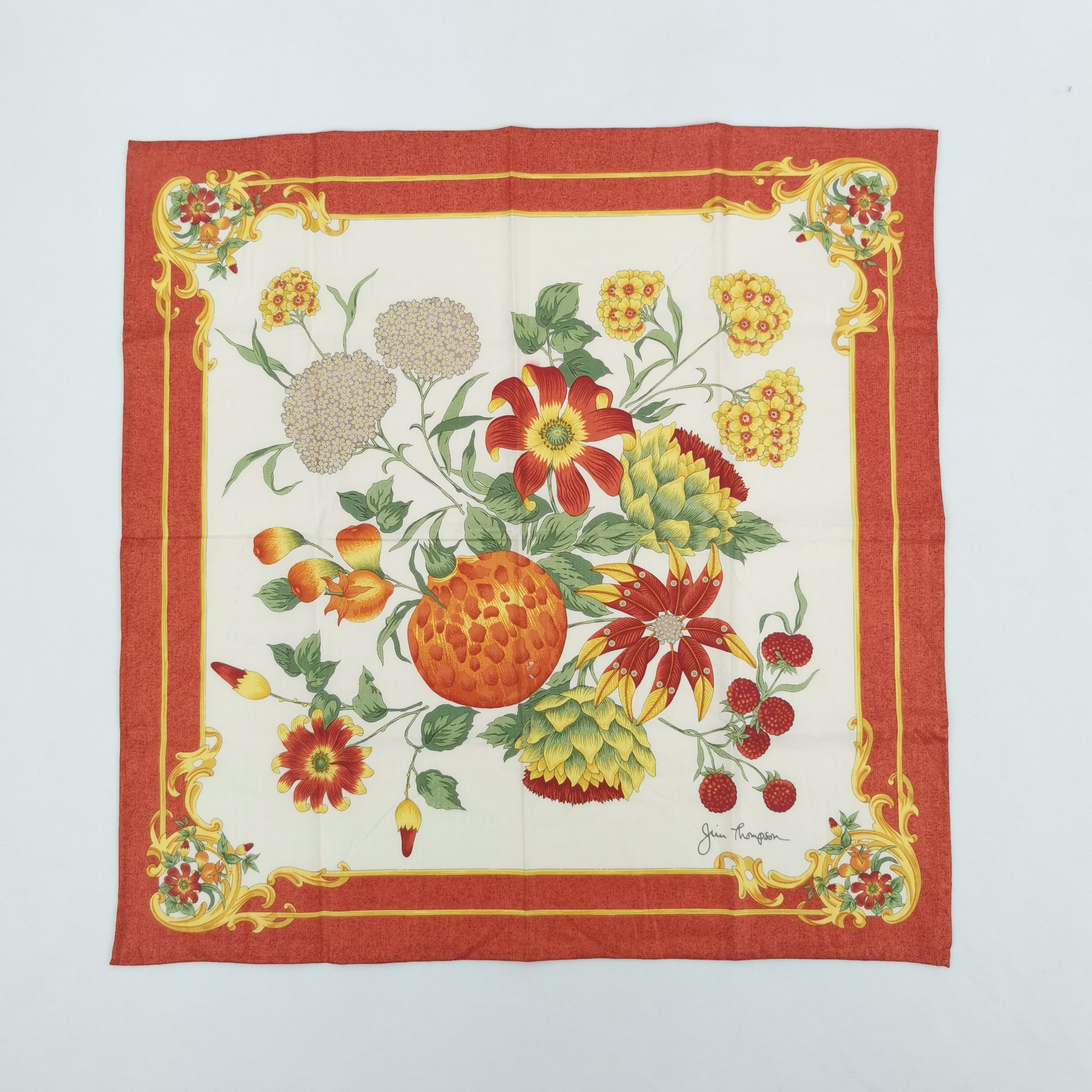 Jim Thompson Vintage Jim Thompson Handkerchief Neckerchief Art Bandana Size ONE SIZE - 1 Thumbnail
