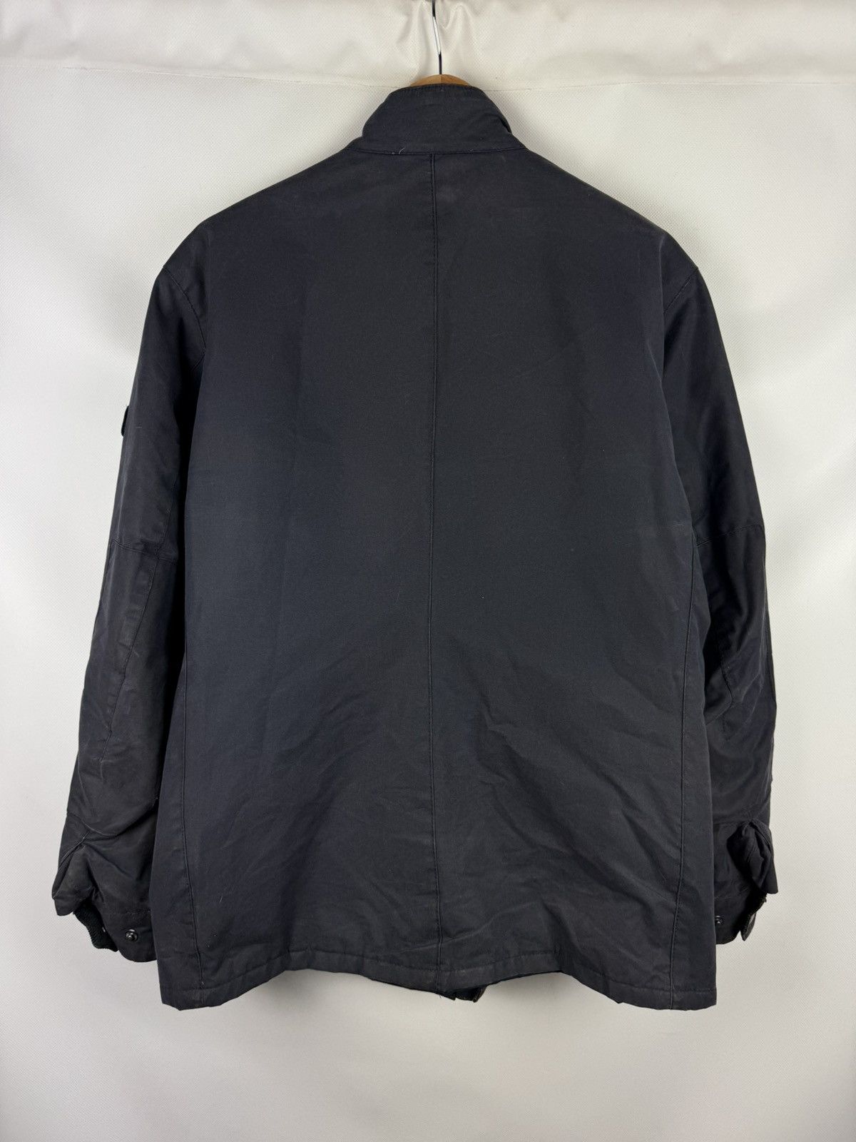 Barbour Barbour International Duke Multipocket Waxed Cotton Jacket Size US XL / EU 56 / 4 - 14 Thumbnail