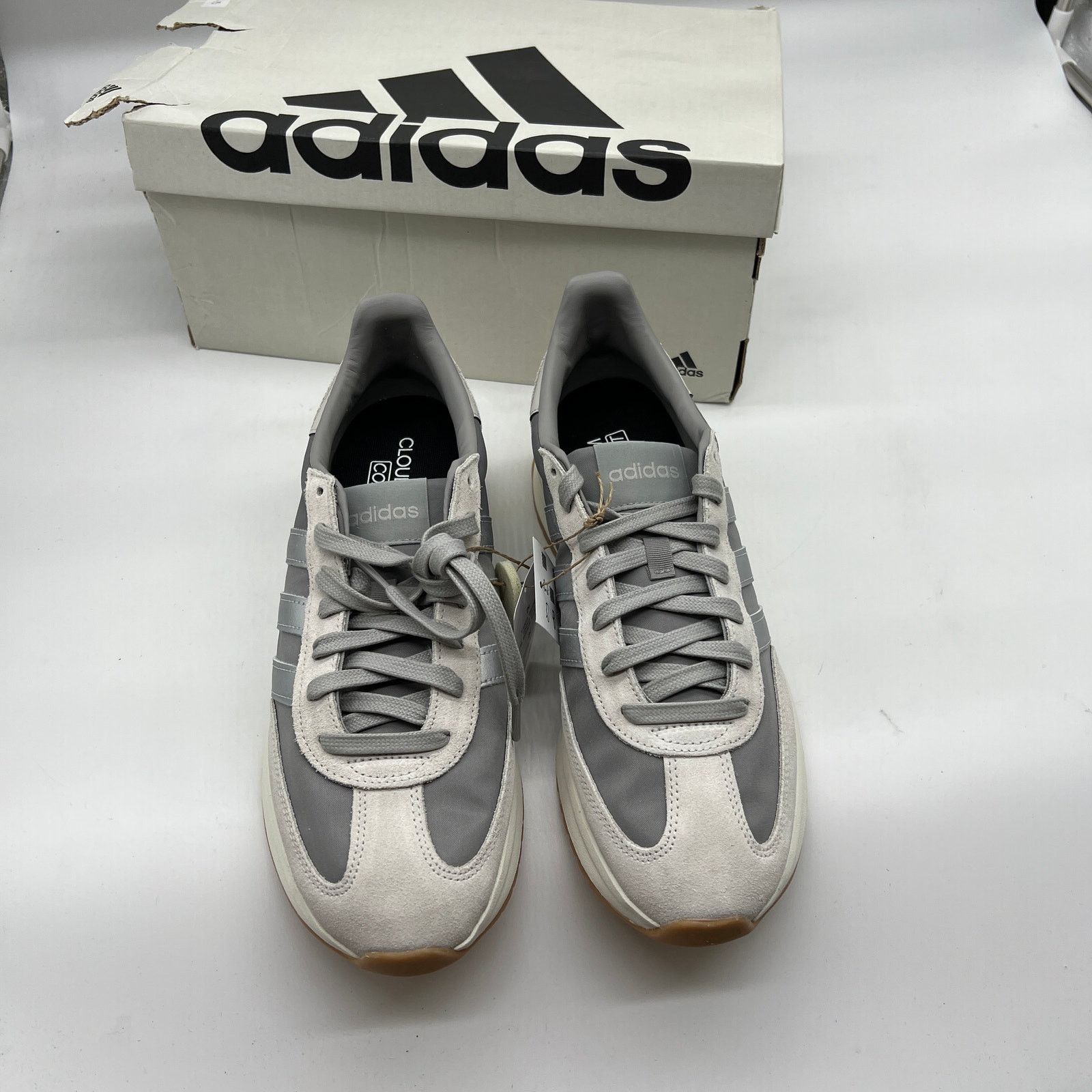 Airwalk Adidas Running Shoes Womens Size 11 US Gray Silver Size US 11 / EU 44 - 2 Thumbnail