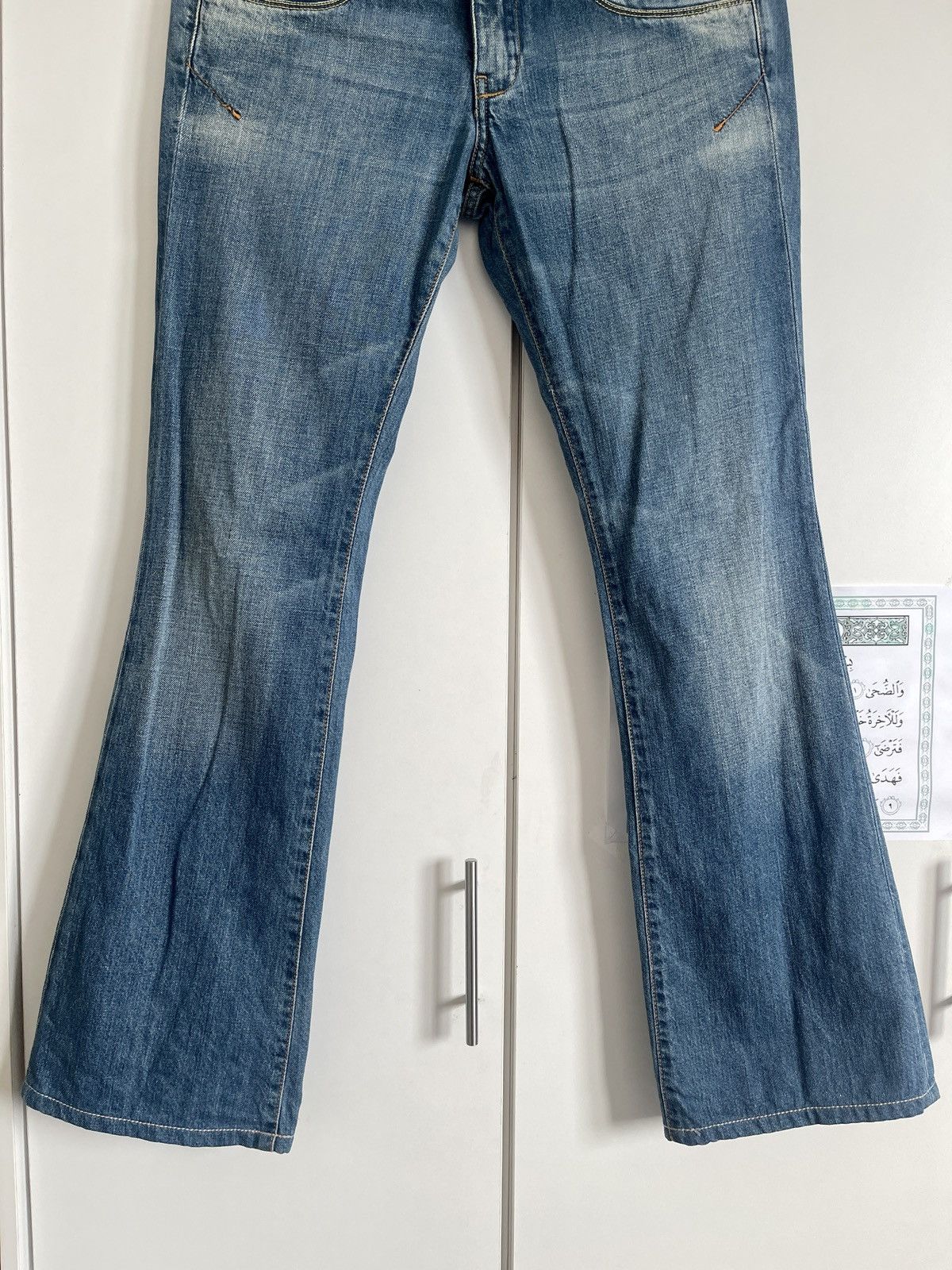 Diesel VINTAGE FLARED DIESEL MADE IN ITALY SIZE 28X31 Size 28" / US 6 / IT 42 - 4 Thumbnail