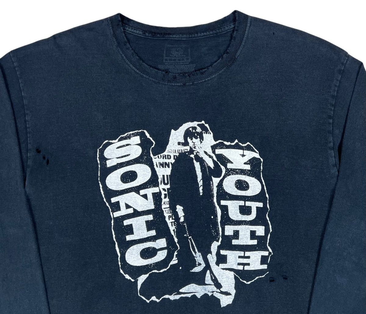 Band Tees Vintage Distressed Sonic Youth Long Sleeve Size US L / EU 52-54 / 3 - 3 Thumbnail