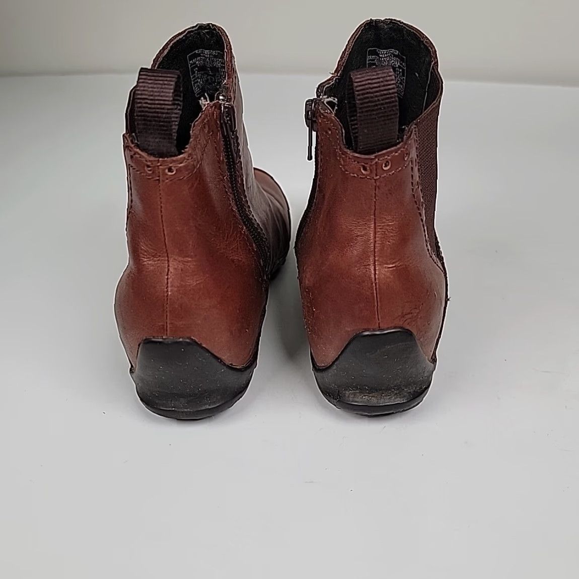 Merrell Merrell Plaza Saddle Tan Leather Chelsea Waterproof Women's Size 8 US/38.5 EU Boot Womens Size US 8 / IT 38 - 3 Thumbnail