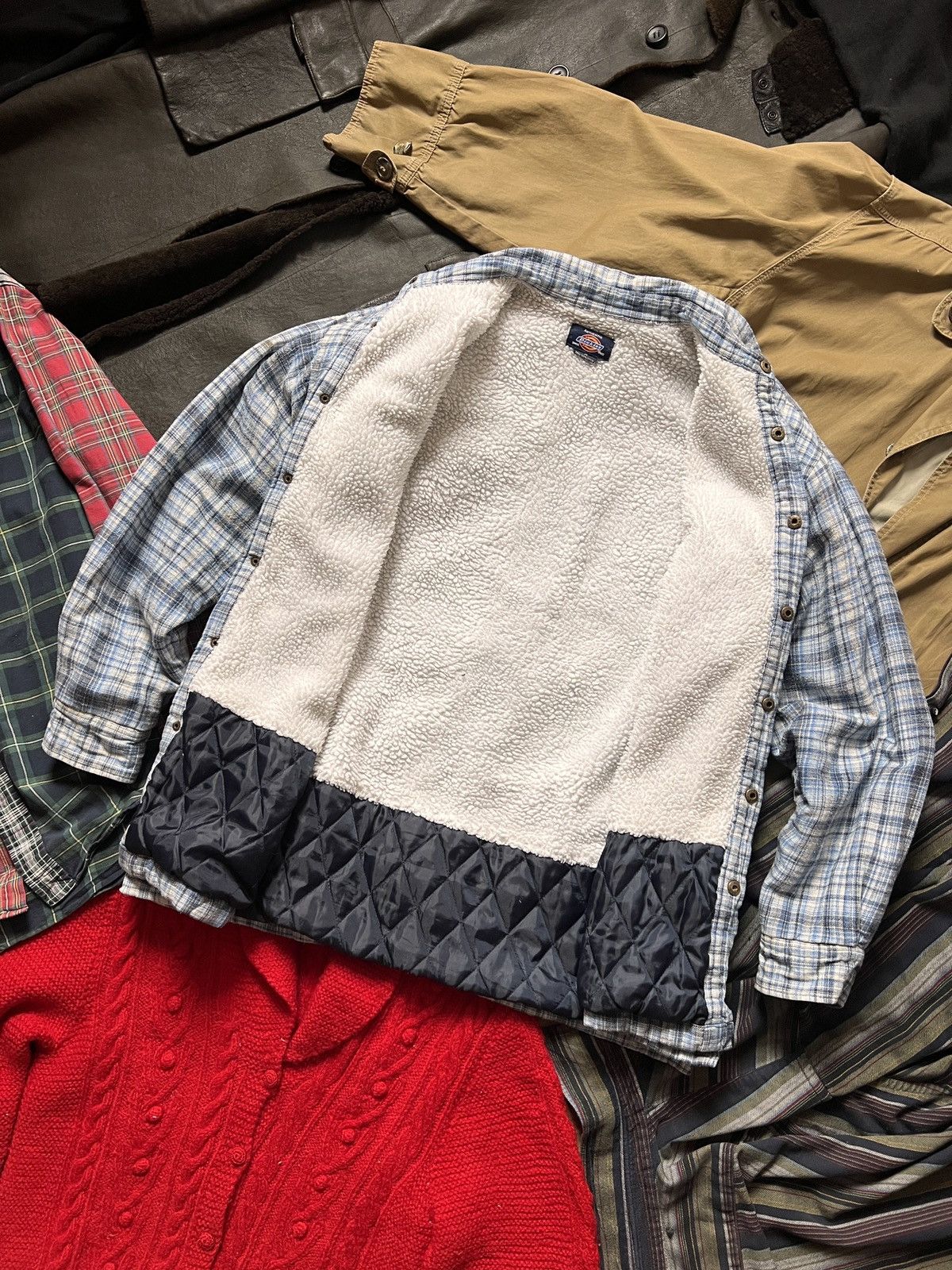 Dickies Vintage Dickies Overshirt Winter Jacket 90s Skating Striped Size US M / EU 48-50 / 2 - 4 Thumbnail