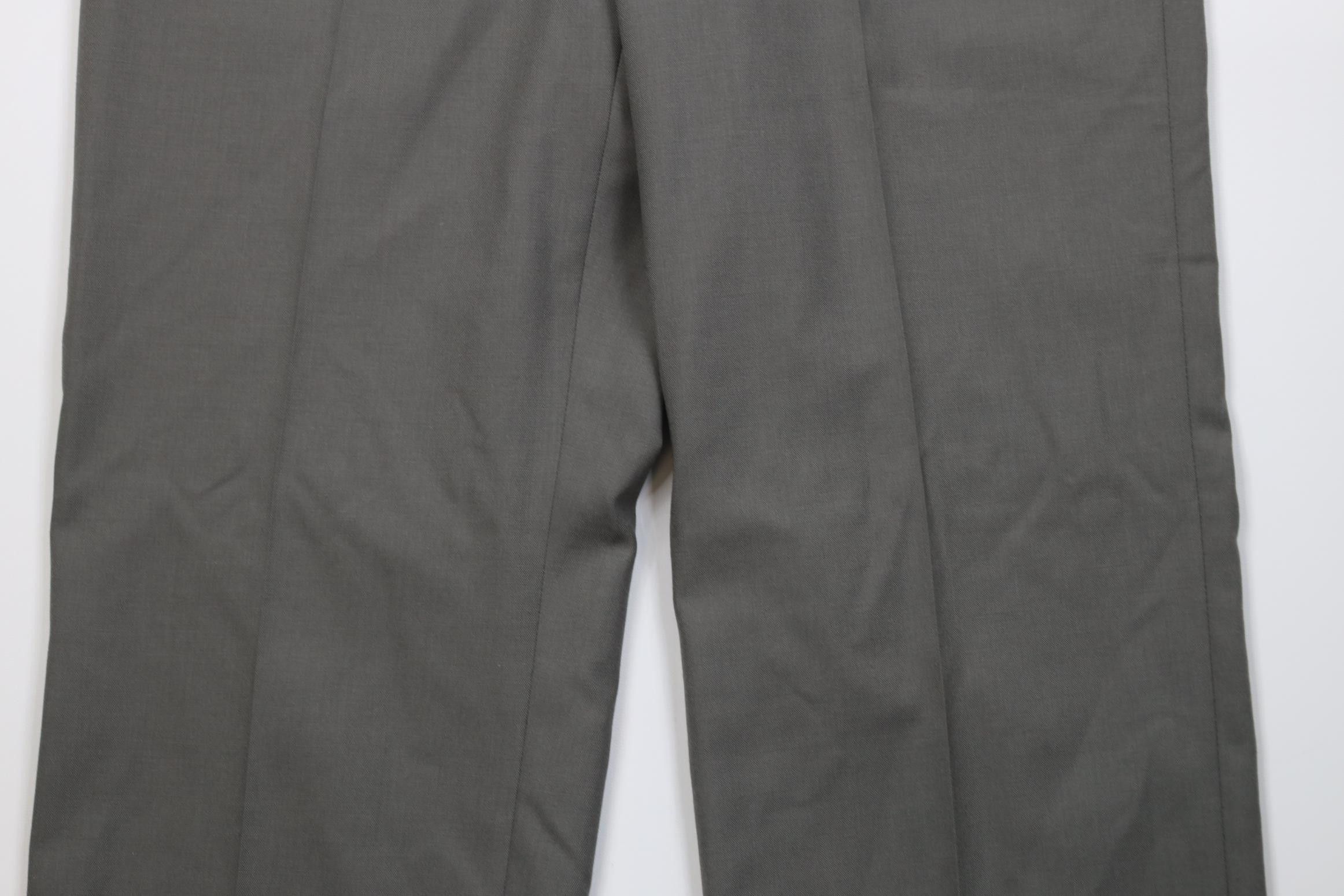 Vintage Vintage 70s Streetwear Wool Knit Flared Wide Leg Chino Pants Size US 36 / EU 52 - 3 Thumbnail