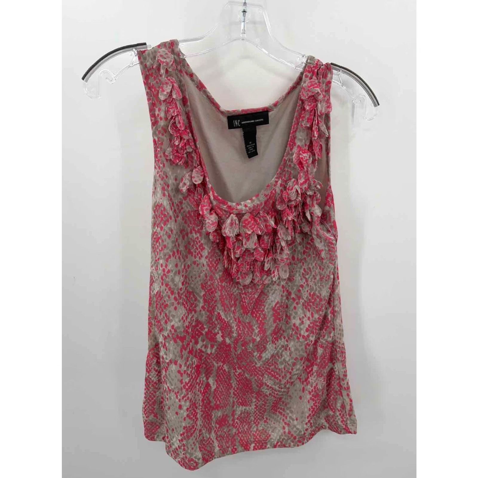 Incu Pre-Owned INC Pink Tank Top Medium Size M / US 6-8 / IT 42-44 - 2 Thumbnail