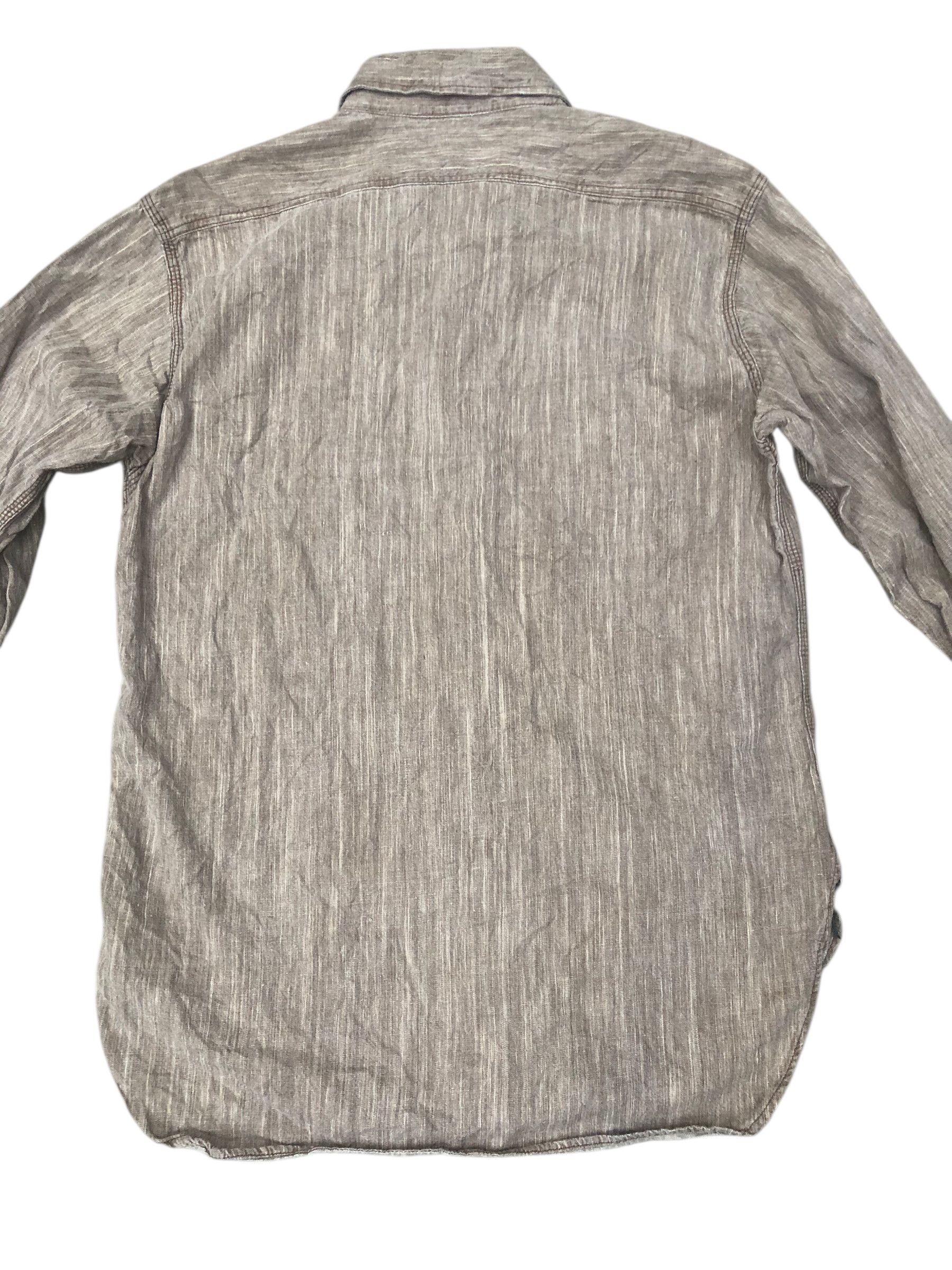 Sugar Cane 🔥Sugar Cane Reg D.T.M. Selvedge Chambray Button Fly Shirt Size US L / EU 52-54 / 3 - 4 Thumbnail
