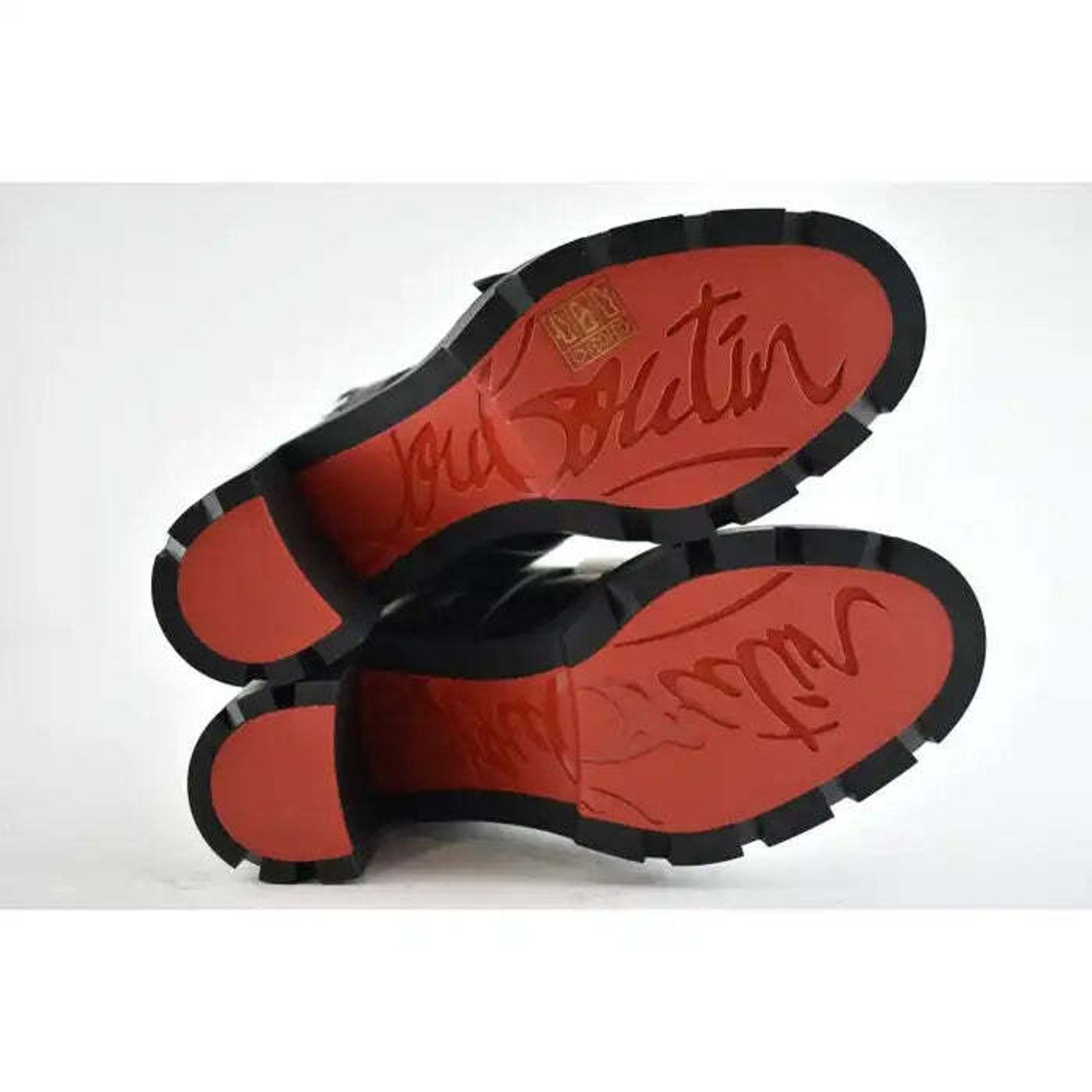 Christian Louboutin Christian Louboutin Pole Chic 70 Black Leather Shearling Size US 9 / IT 39 - 9 Thumbnail