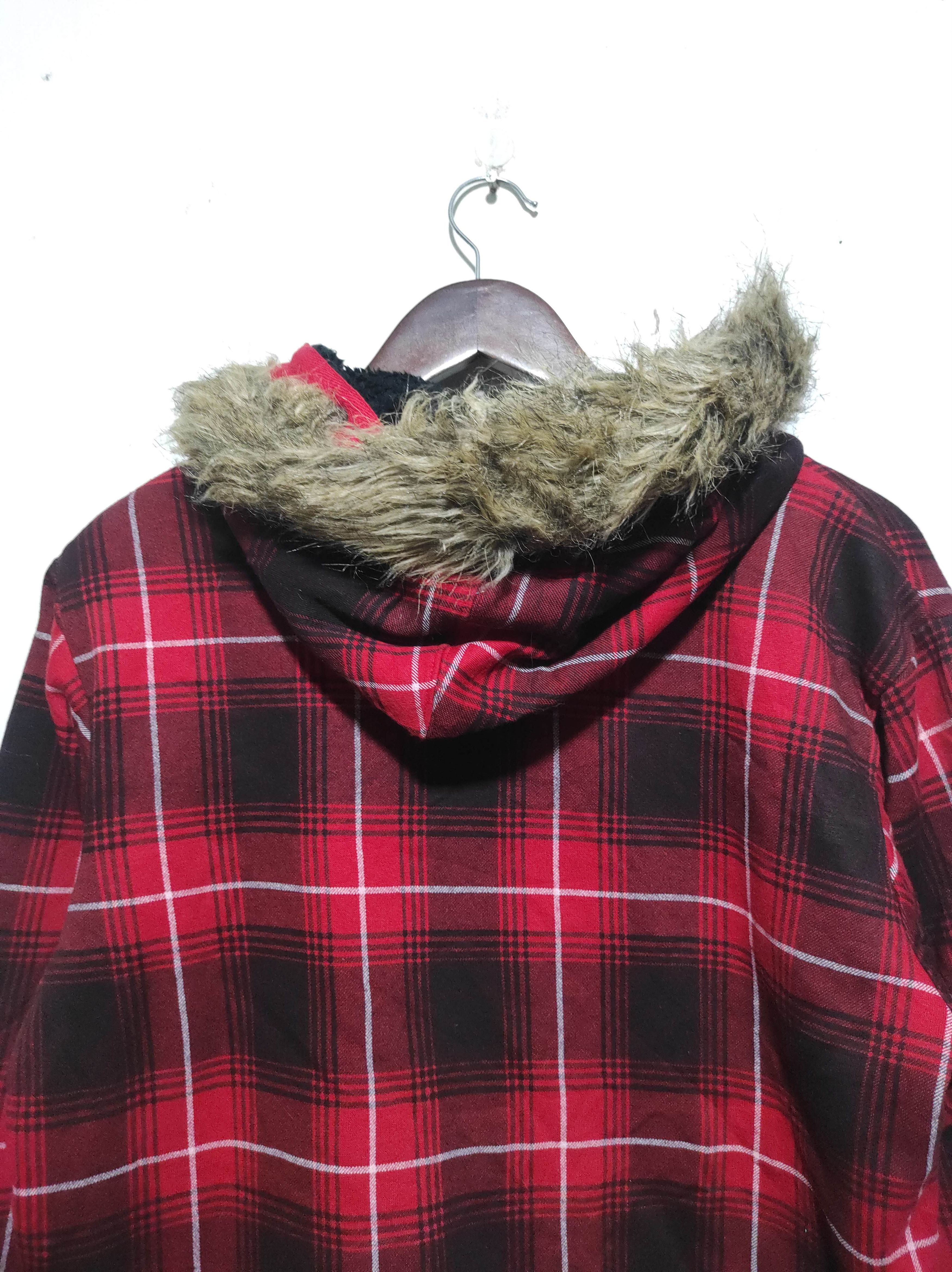 Hysteric Glamour Launching Pad Plaid Zipper Fur Hoodie LGB IfSixWasNine style Size US M / EU 48-50 / 2 - 11 Thumbnail