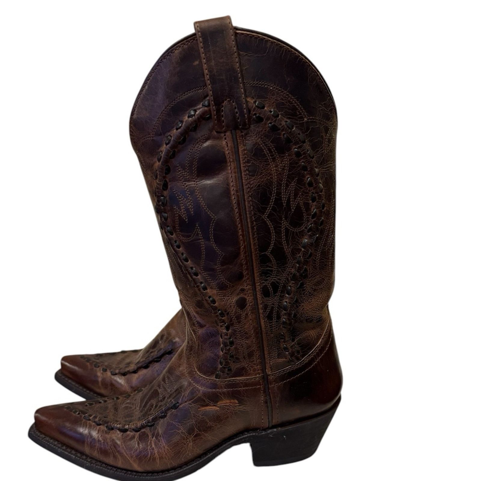 NBDN Nobrandedon VTG mens Laredo Laramie Boots Size US 7.5 / EU 40-41 - 5 Thumbnail