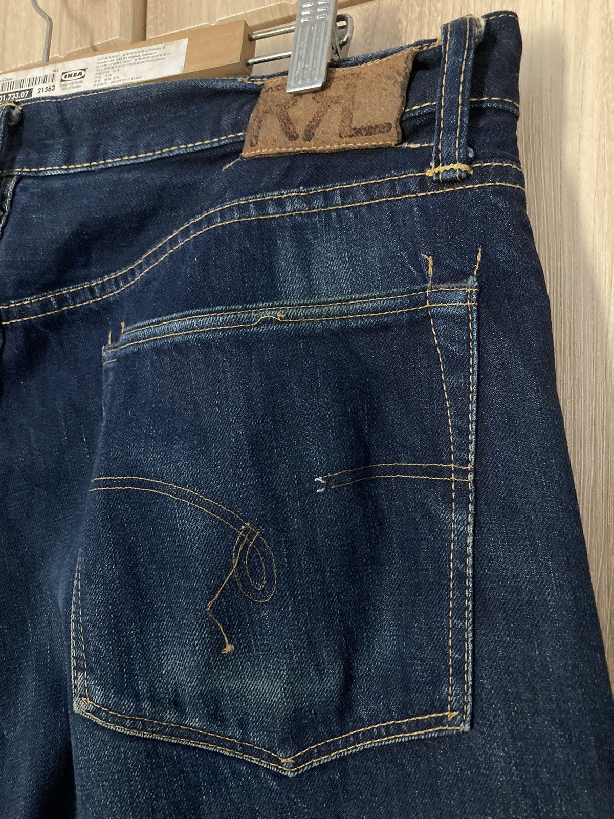 Ralph Lauren RRL Double RL Straight Indigo Denim Jeans Size US 38 / EU 54 - 11 Thumbnail