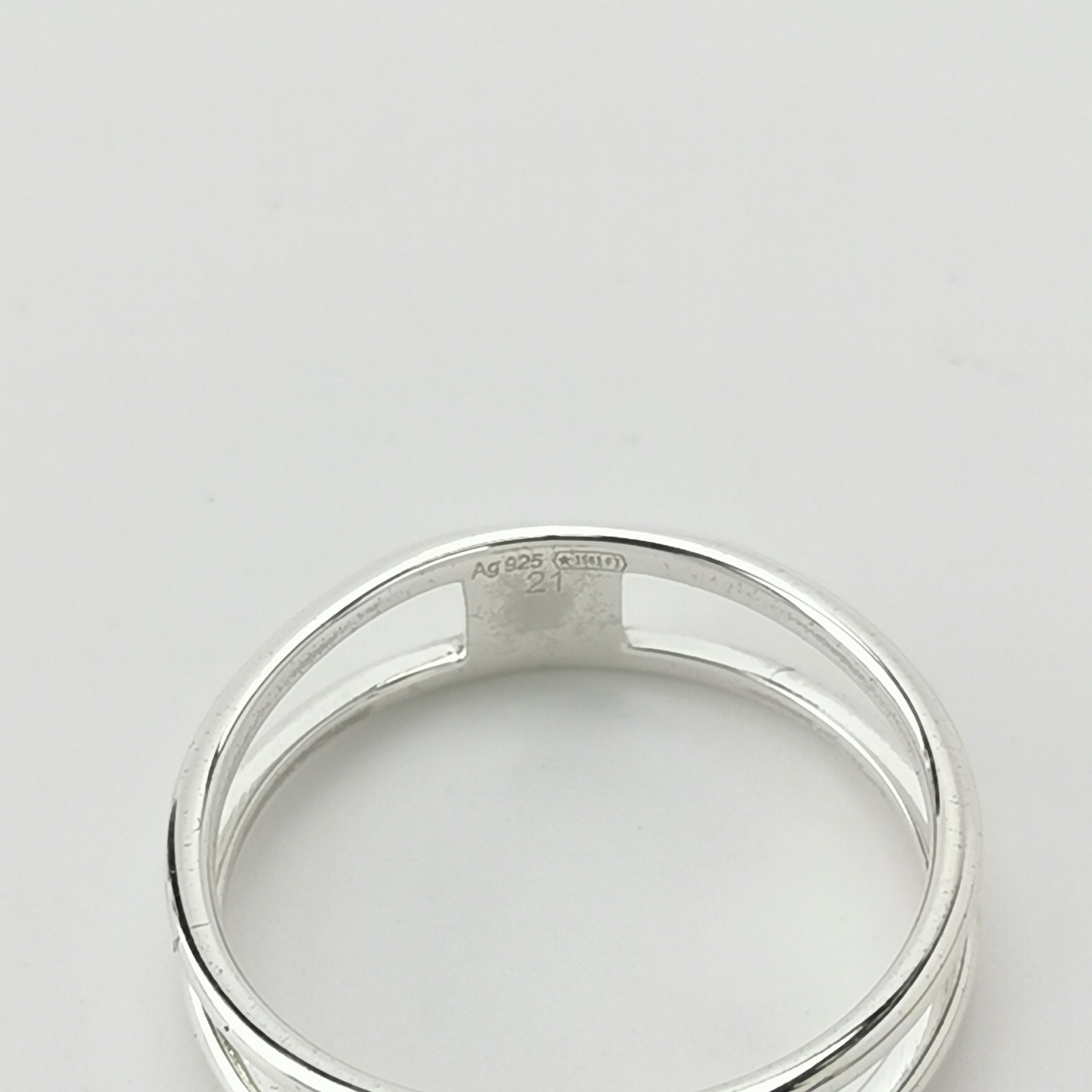 Gucci Gucci Interlocking S925 Interlocking Double G Ring Size 21 Size ONE SIZE - 4 Thumbnail