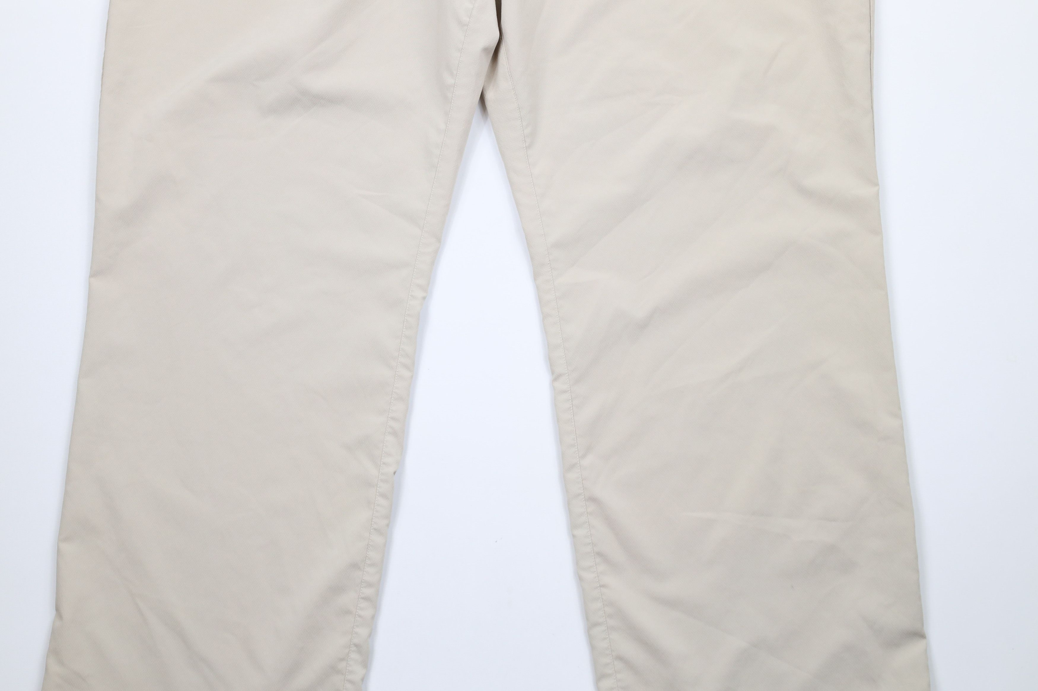 Under Armour × Vintage Under Armour Flat Front Knit Wide Leg Golf Pants Beige Size US 44 / EU 60 - 3 Thumbnail