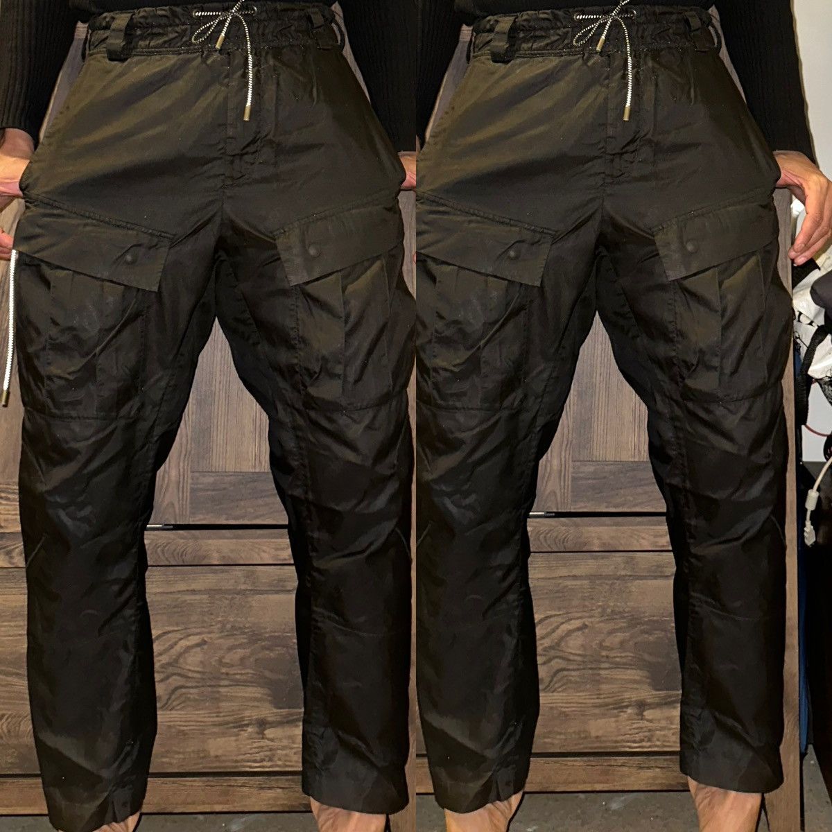 Marcelo Burlon Marcelo Burlon Cropped Nylon Trouser Size US 30 / EU 46 - 3 Thumbnail
