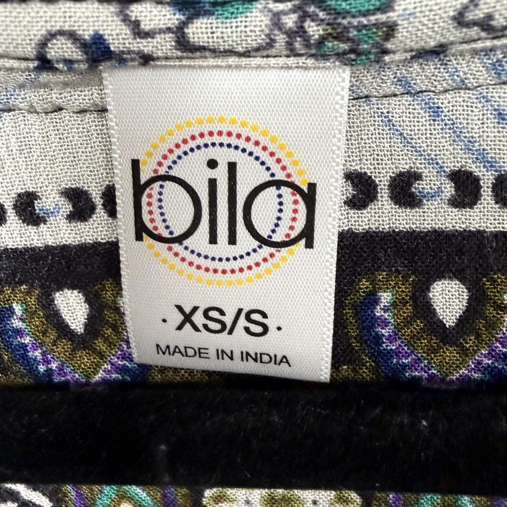 Folk Bila Kimono Cardigan XS/S Boho Folk Festival Scarf Print Lightweight Layering Womens Size XS / US 0-2 / IT 36-38 - 4 Thumbnail
