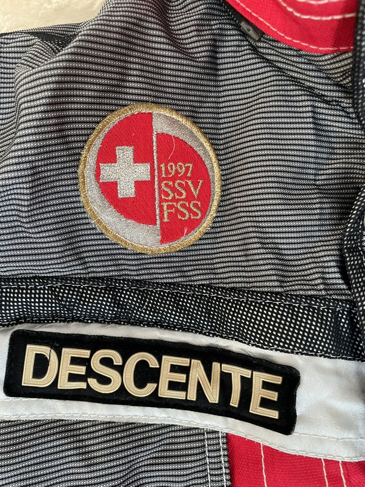 Descente Descente 90s Swiss National Ski Team One-Piece Ski Suit Size 52L - 7 Thumbnail