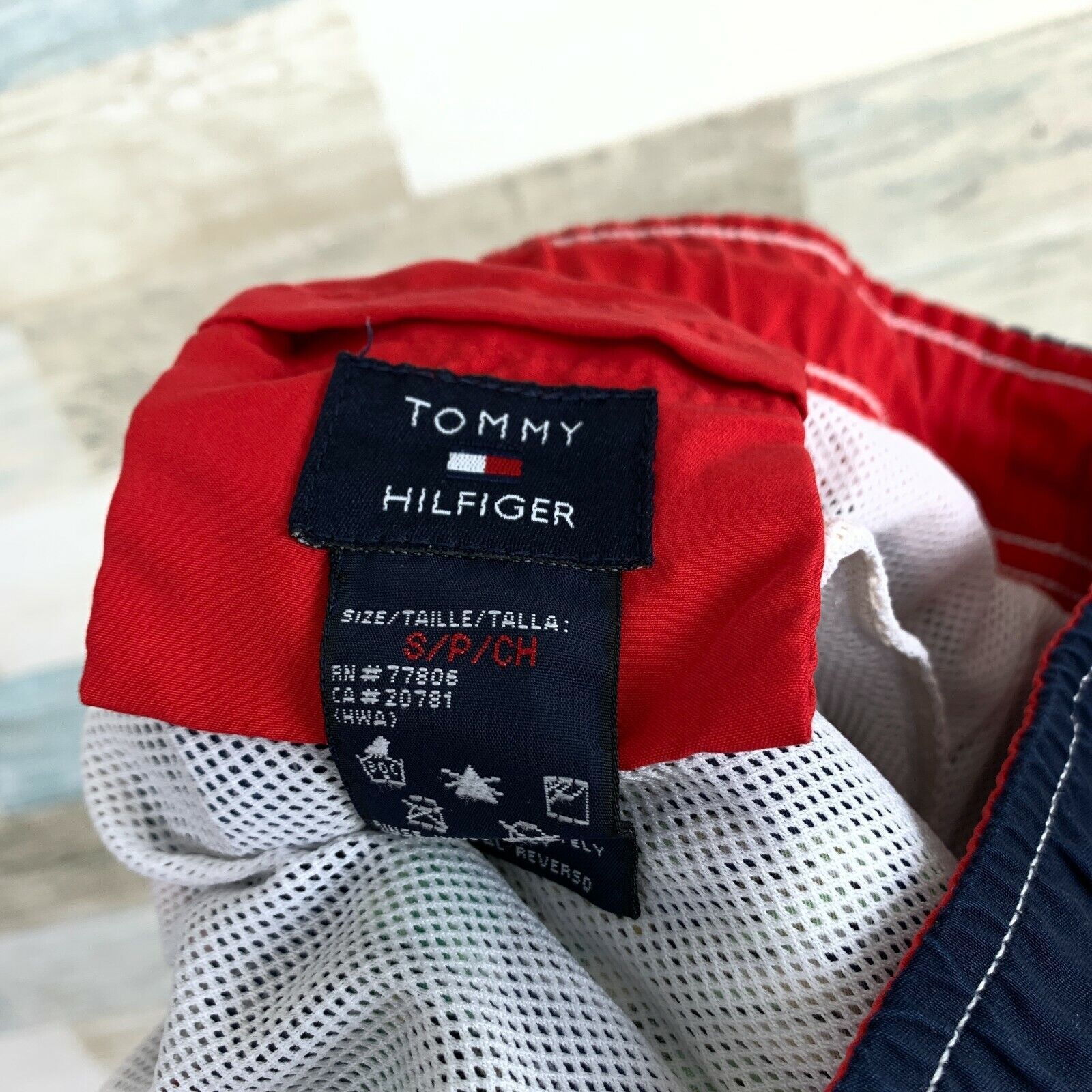 Tommy Hilfiger Tommy Hilfiger Hula Dancer Girls Swim Trunks Shorts Blue S Size US 30 / EU 46 - 6 Thumbnail