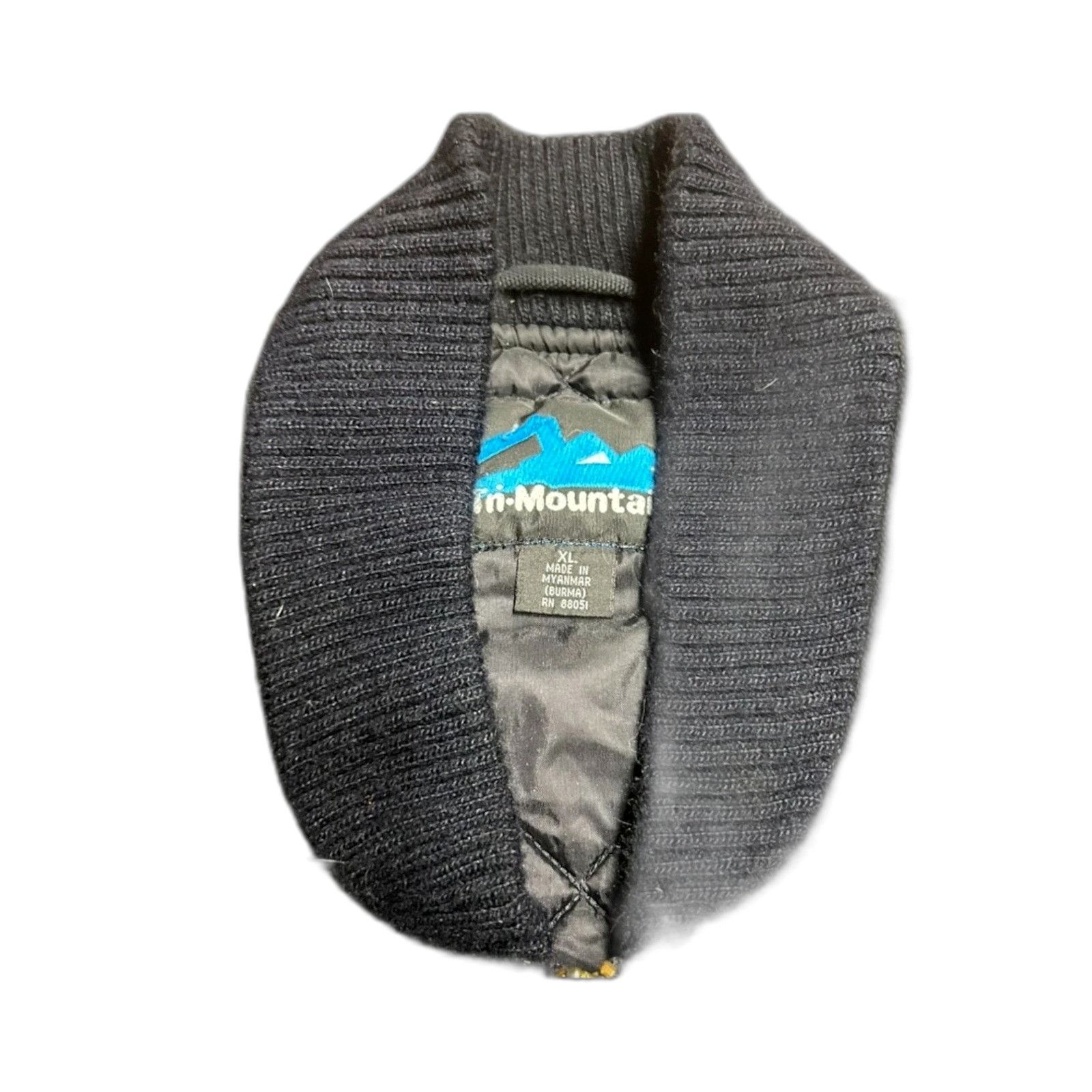 Vintage Tri-Mountain Quilted Black Work Vest Insulated Padded Men's Size US XL / EU 56 / 4 - 2 Thumbnail