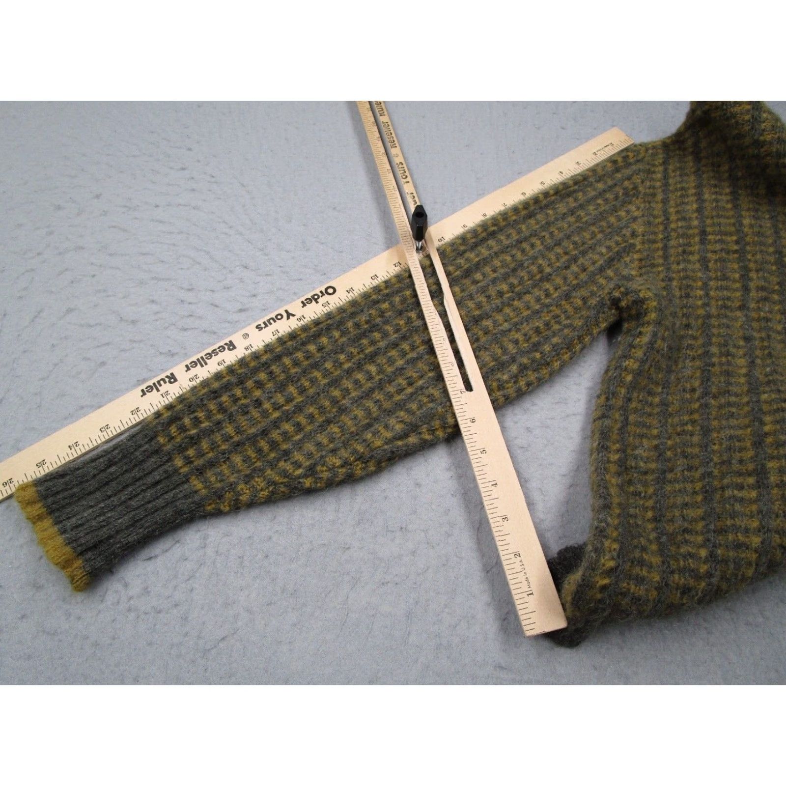 Vintage VINTAGE Abbey Hill Mens Medium Gray Shetland Wool Mohair Blend Pullover Sweater Size US M / EU 48-50 / 2 - 6 Thumbnail