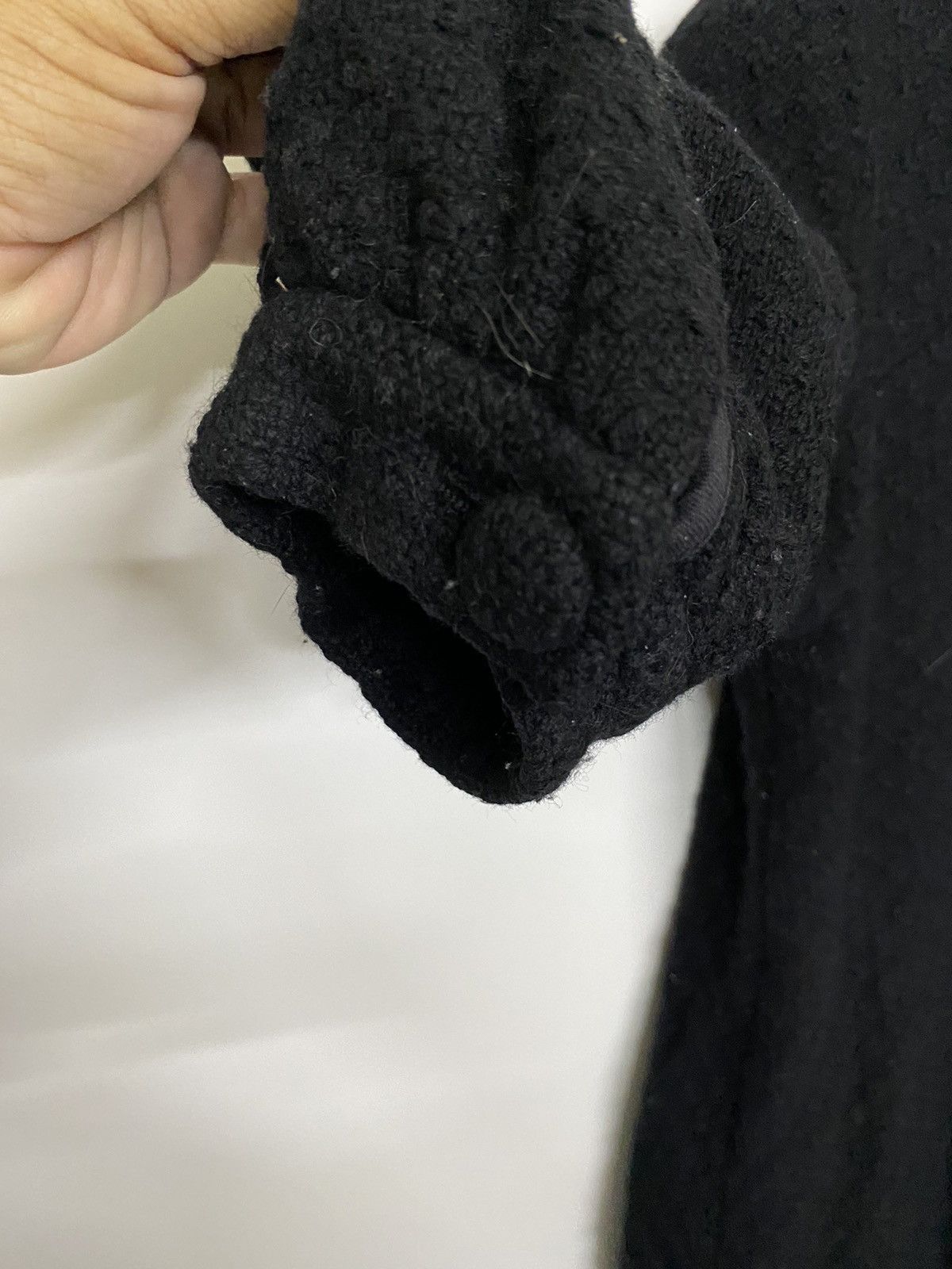 Tsumori Chisato Tsumori Chisato Black Wool Double Breasted Button Collared Size S / US 4 / IT 40 - 12 Thumbnail