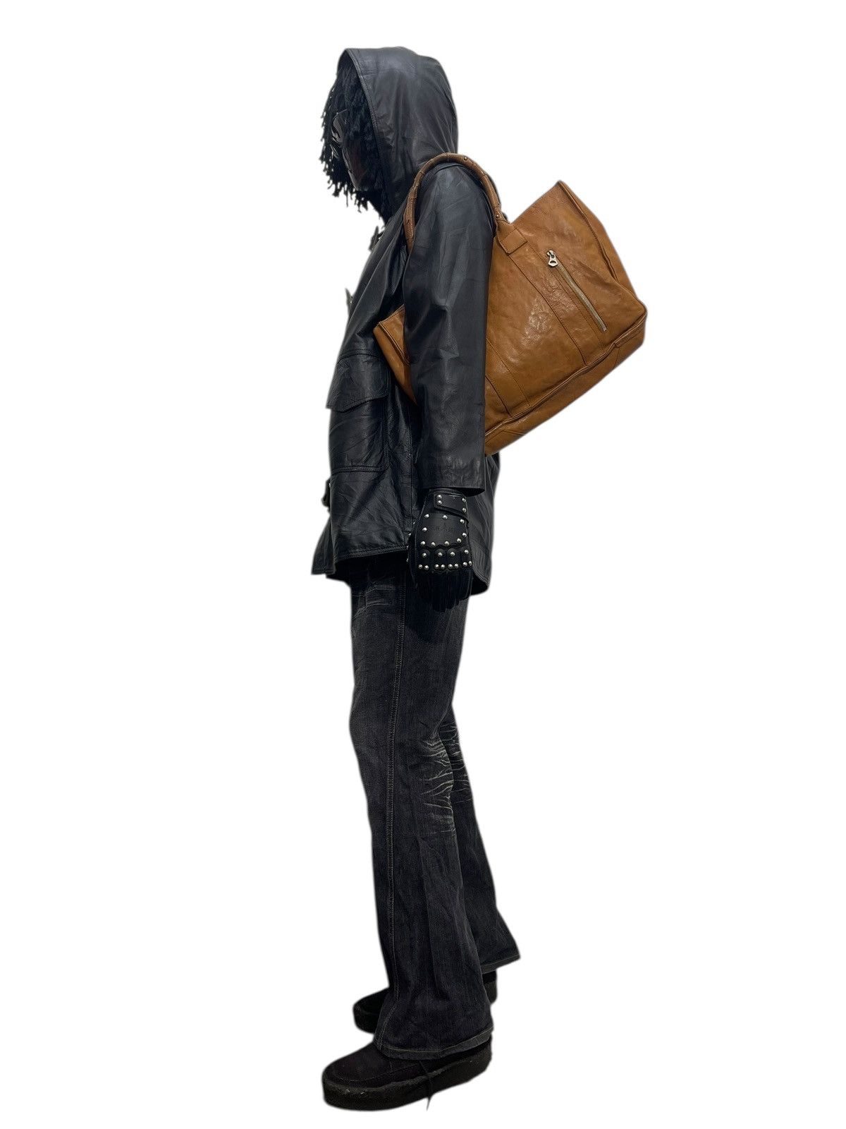 Leather Leather Patina Hergopoch Bag julius dior margiela amiri 9🟩 Size ONE SIZE - 2 Thumbnail