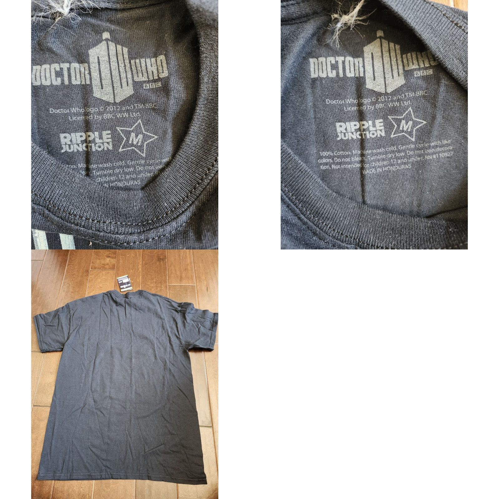 Hot Topic VINTAGE Doctor Who T-Shirt Bow Ties Are Cool Black M Mens Short Sleeve Crew Neck Cotton 2012 Hot Topic Show Movie All Seasons Size US M / EU 48-50 / 2 - 11 Thumbnail
