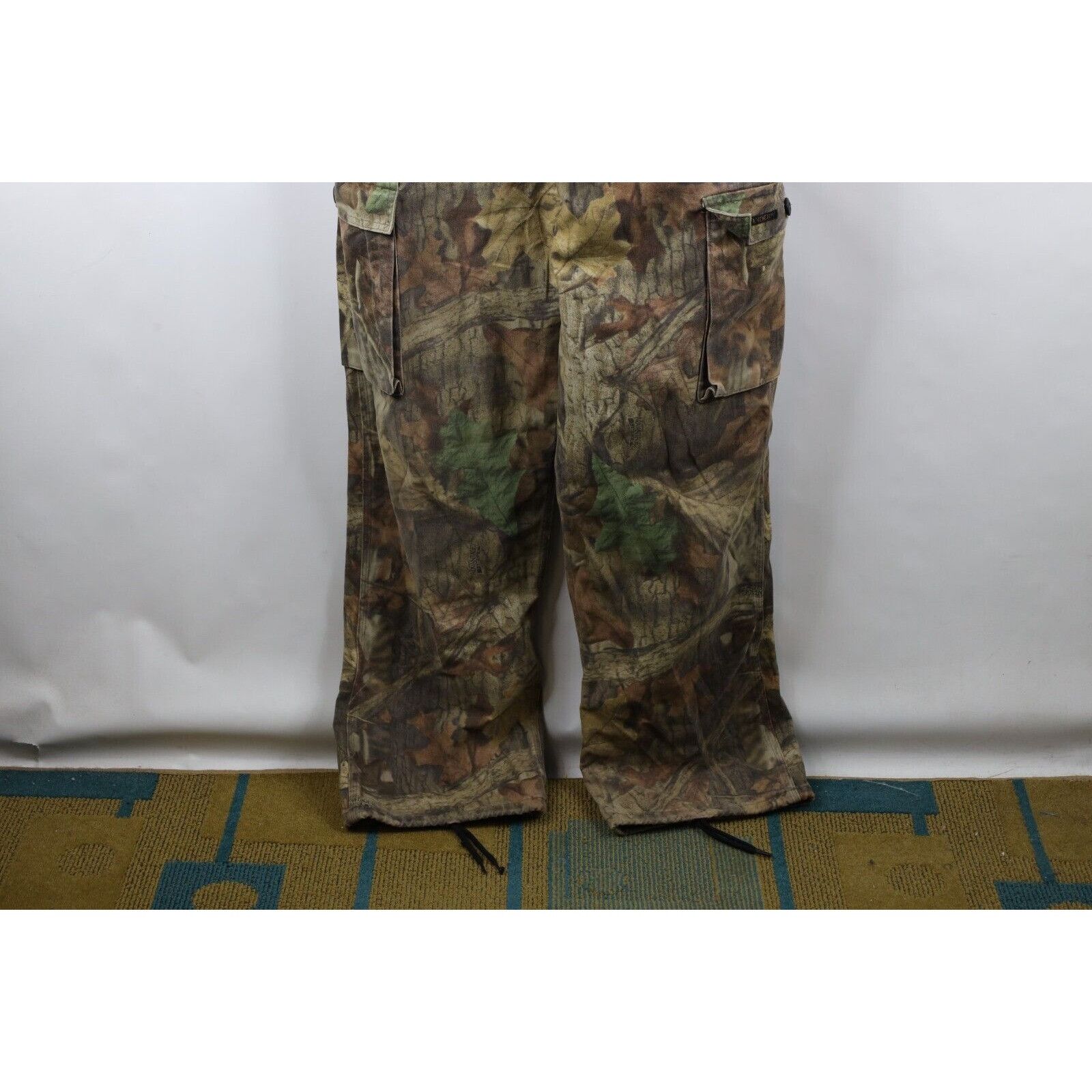 Vintage Vintage 90s StreetwearFaded Camouflage Wide Leg Overalls Size US 38 / EU 54 - 5 Thumbnail