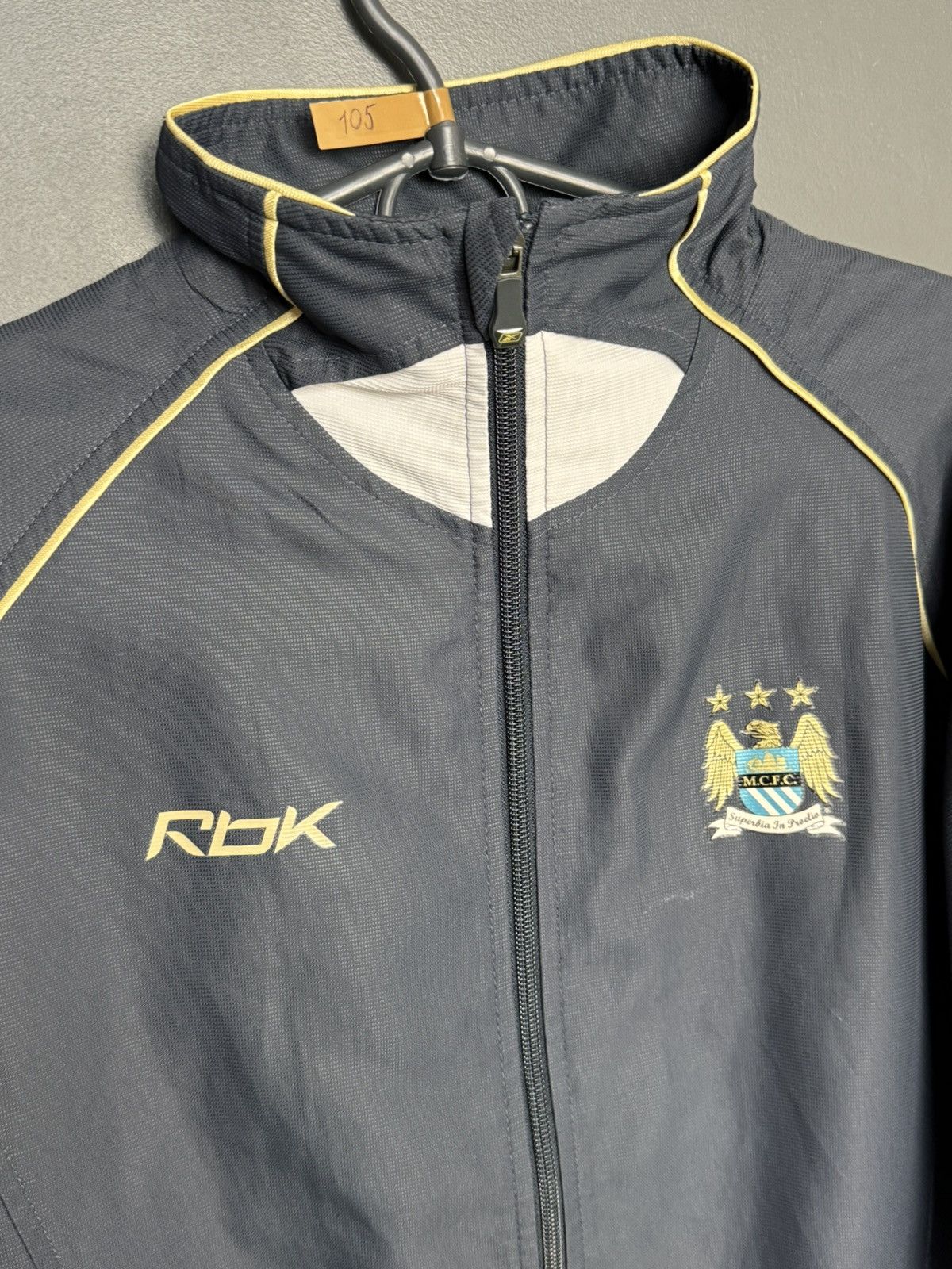 Reebok Manchester City Training Football Jacket Size US L / EU 52-54 / 3 - 3 Thumbnail