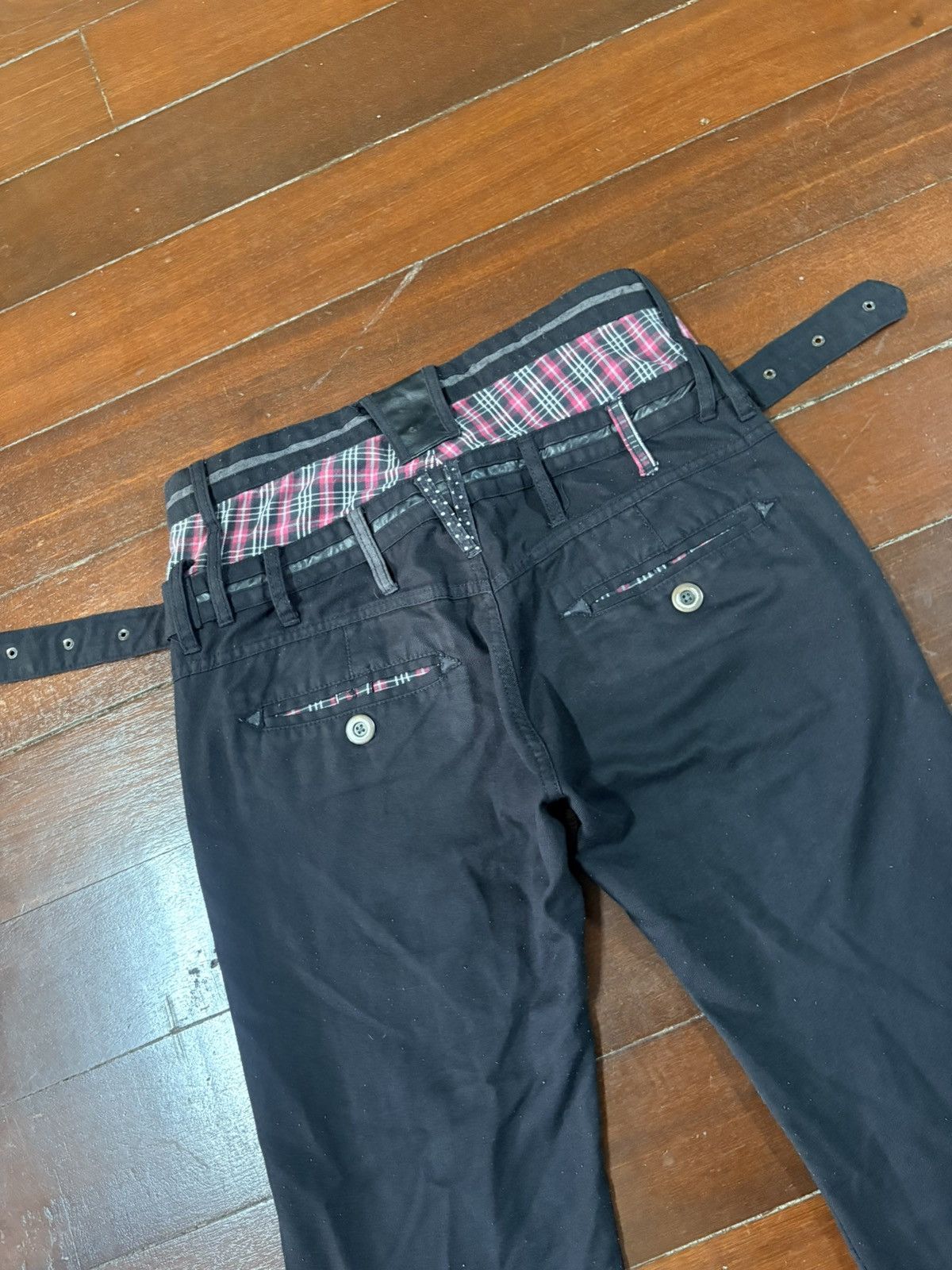 If Six Was Nine Double Focus Japan Asymmetrical Double Waist punk Size US 32 / EU 48 - 16 Thumbnail