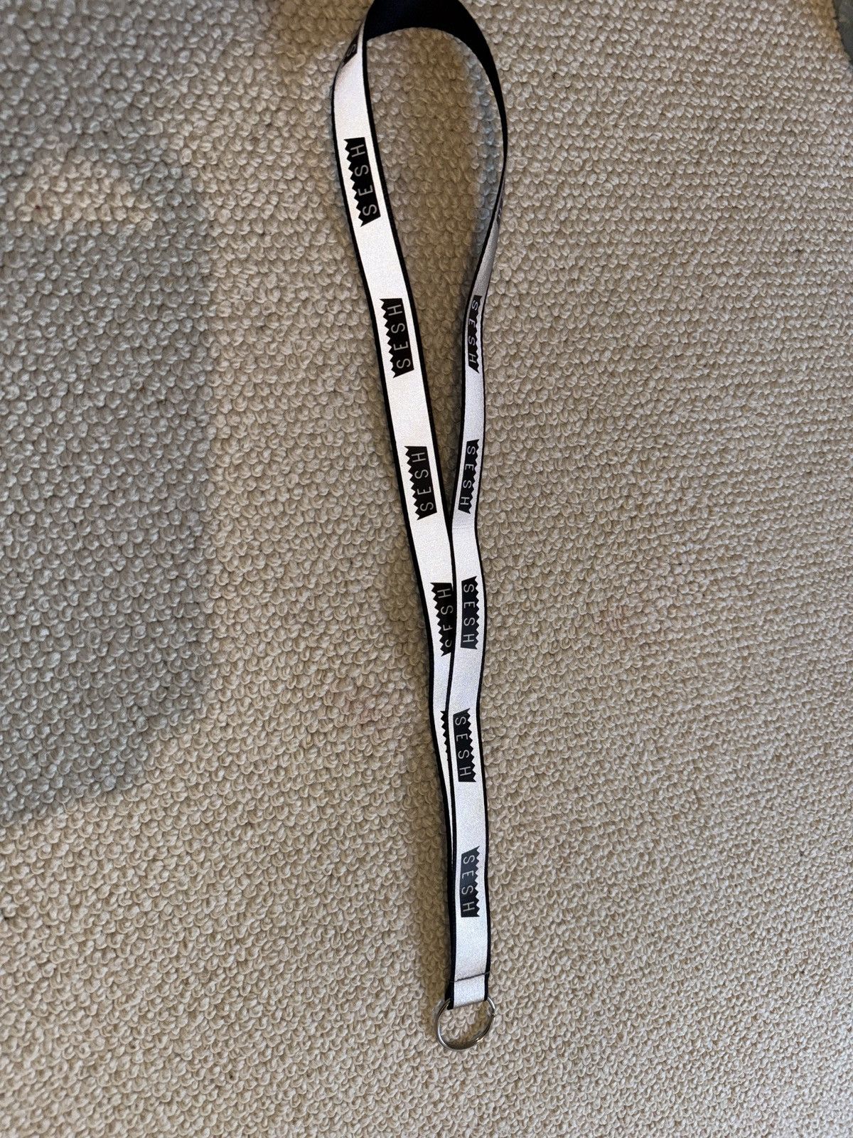 TeamSESH Bones Silver Reflective Lanyard