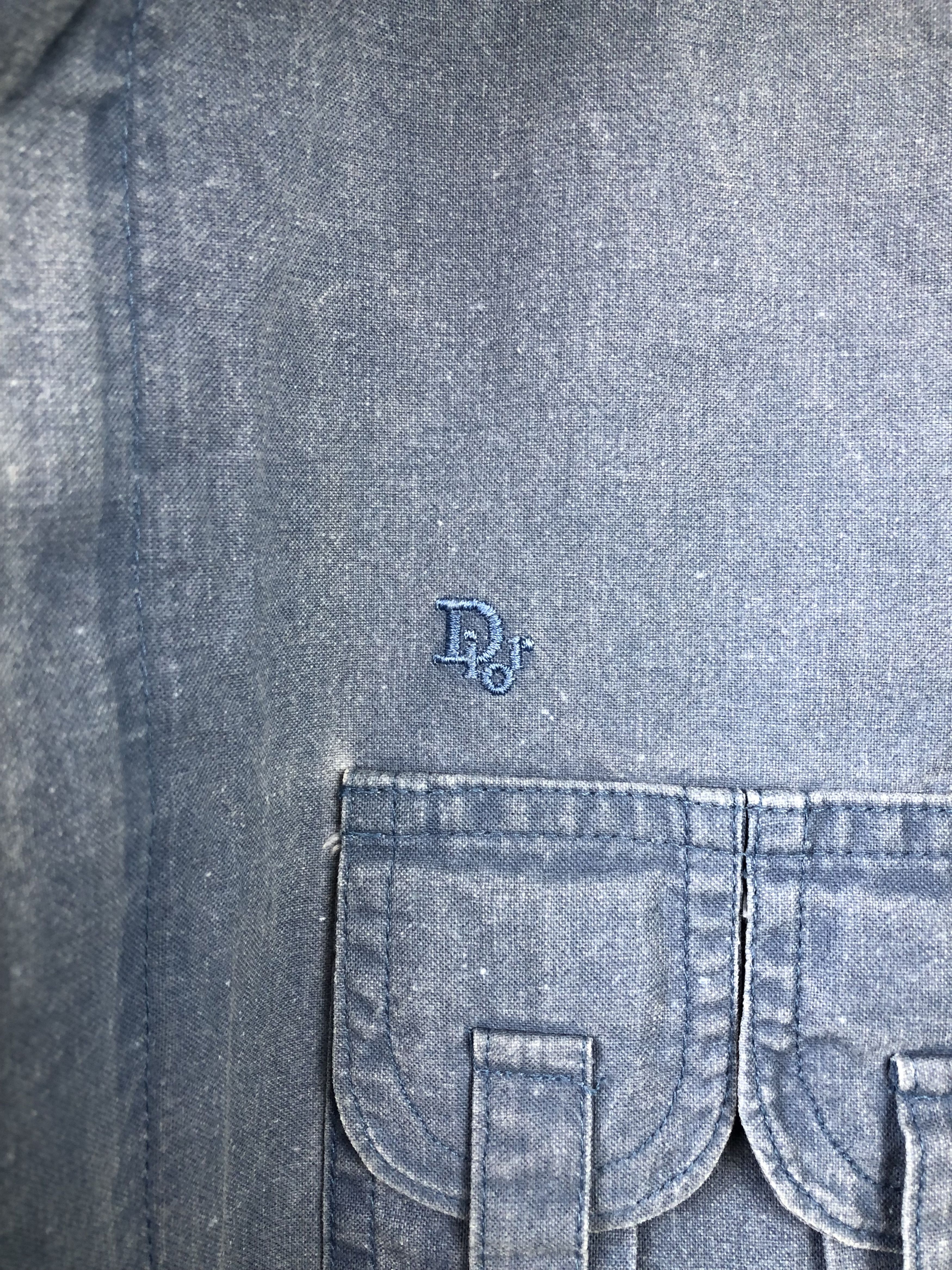 Christian Dior Monsieur 90s Christian Dior Monsieur Multipocket Stone Washed Shirt Size US L / EU 52-54 / 3 - 7 Thumbnail
